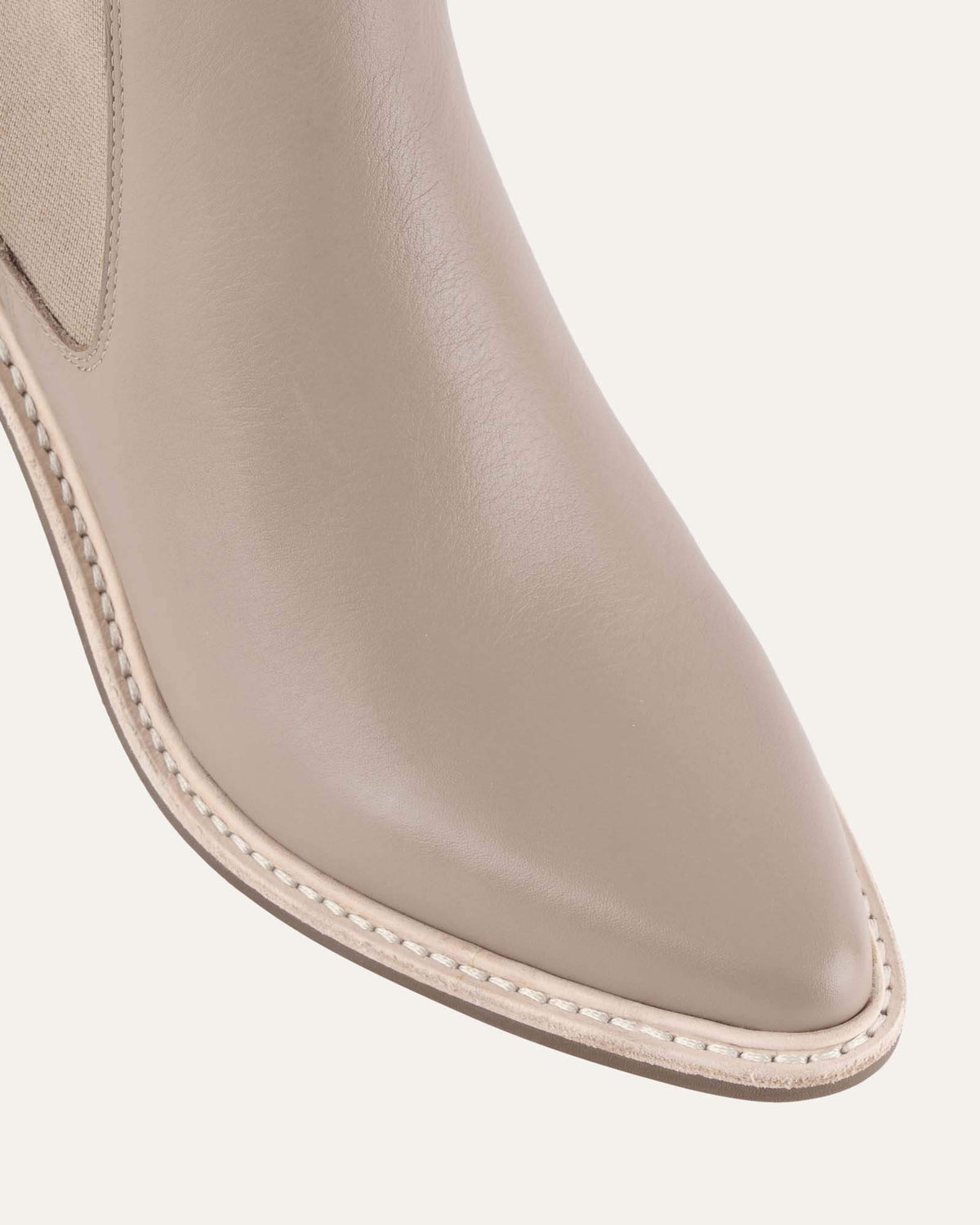 ALLURE MID ANKLE BOOTS TAUPE LEATHER