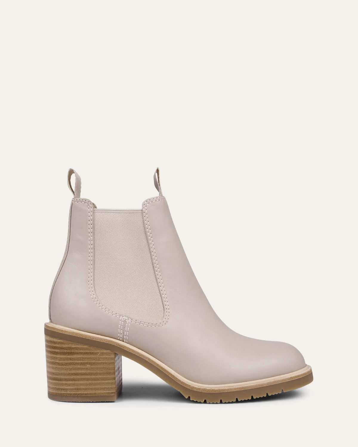 AYLA MID ANKLE BOOTS BONE LEATHER