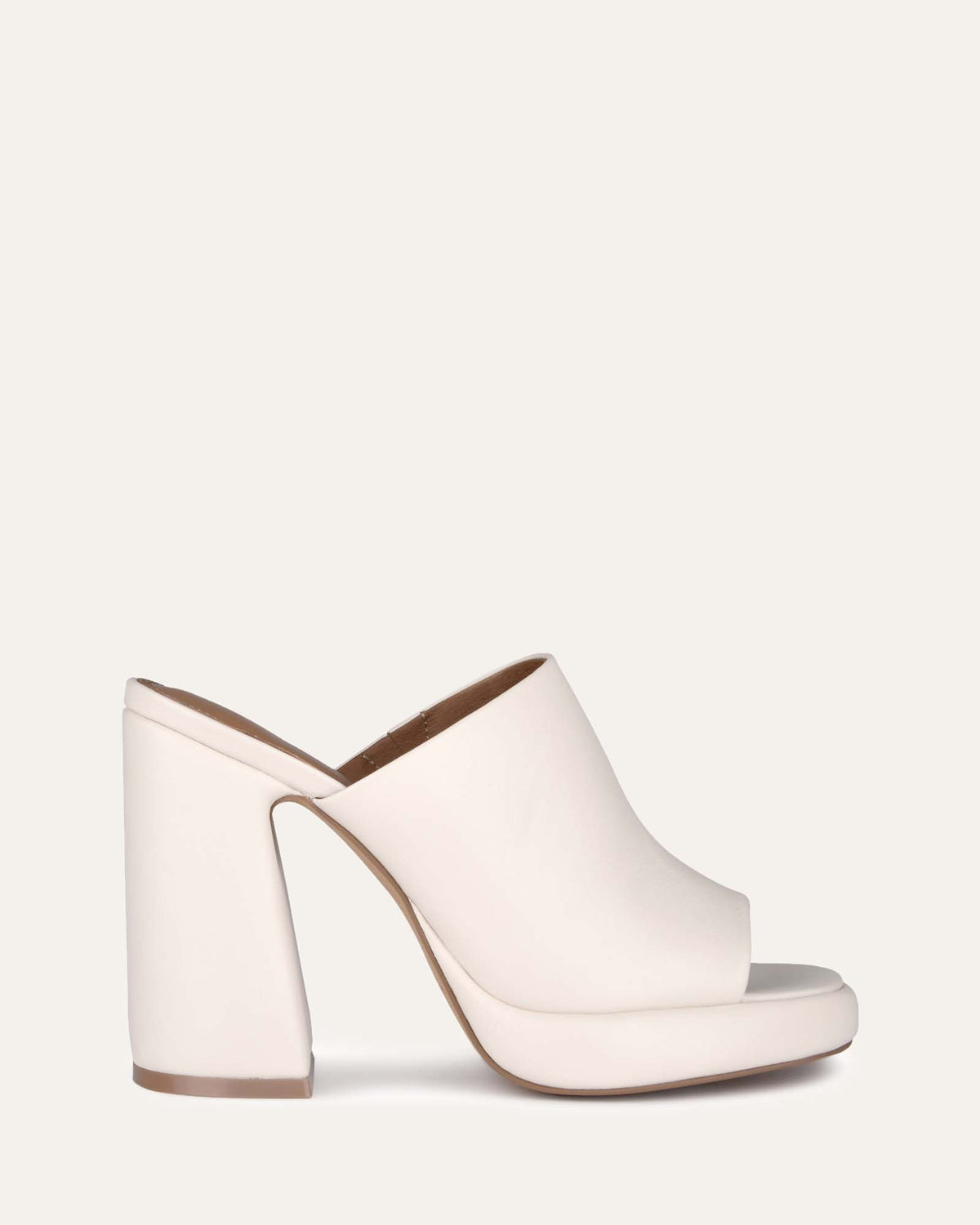 COSMO HIGH HEEL SANDALS OFF WHITE LEATHER