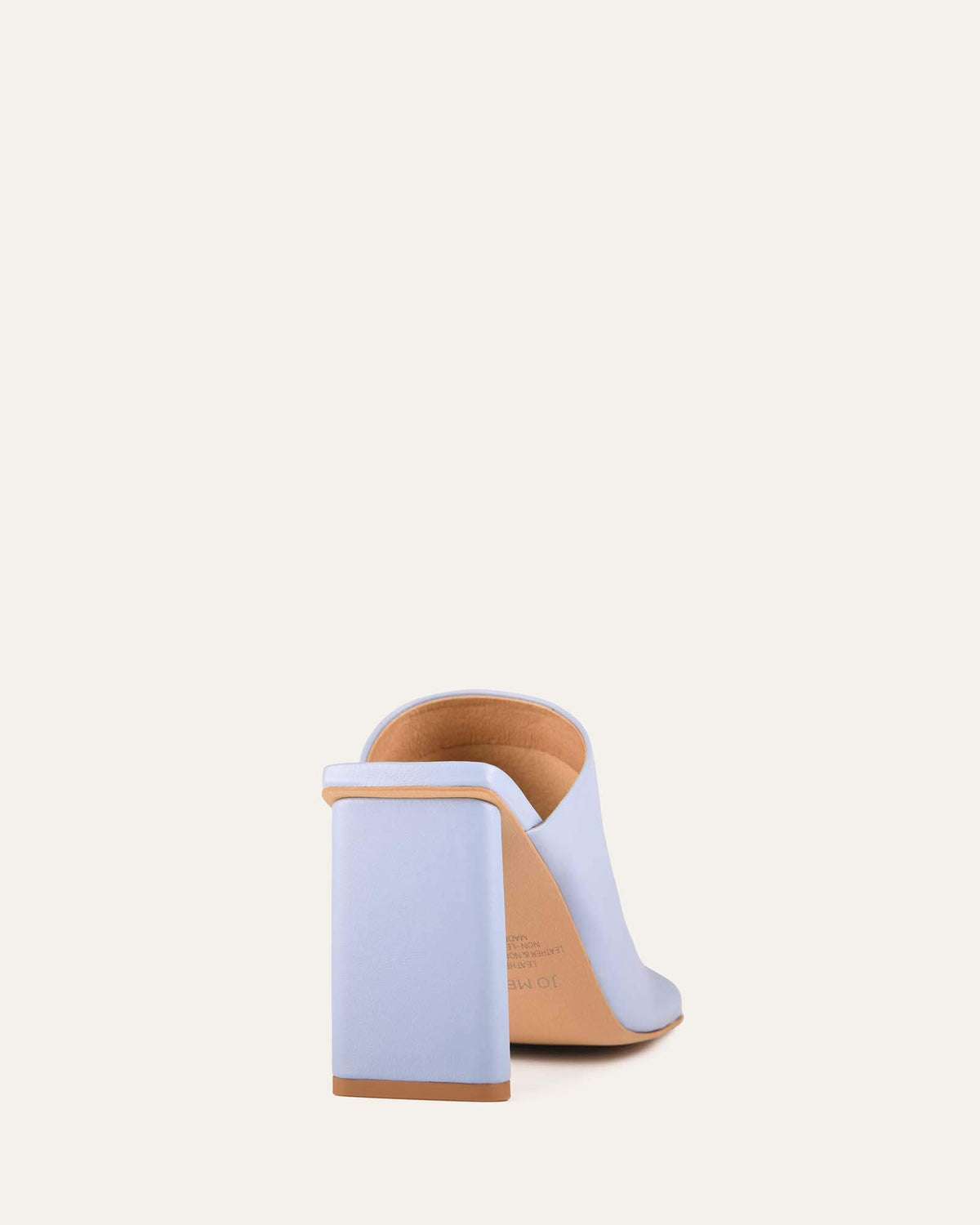 DANIELLE HIGH HEEL SANDALS ICE BLUE LEATHER