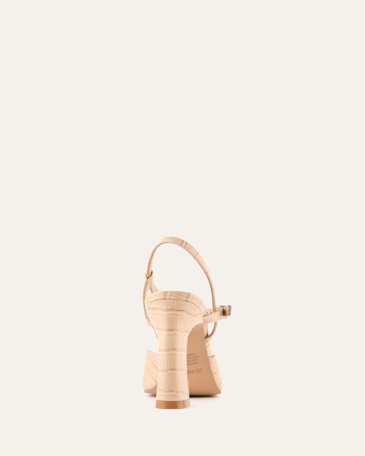 DAWN HIGH HEELS BEIGE CROC