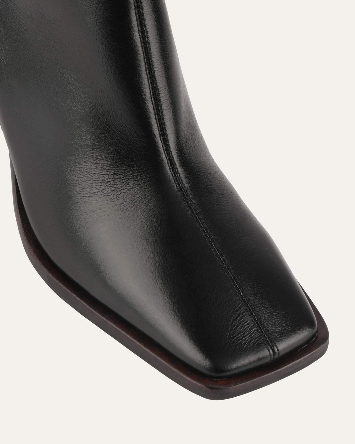 ENVIE MID ANKLE BOOTS BLACK LEATHER