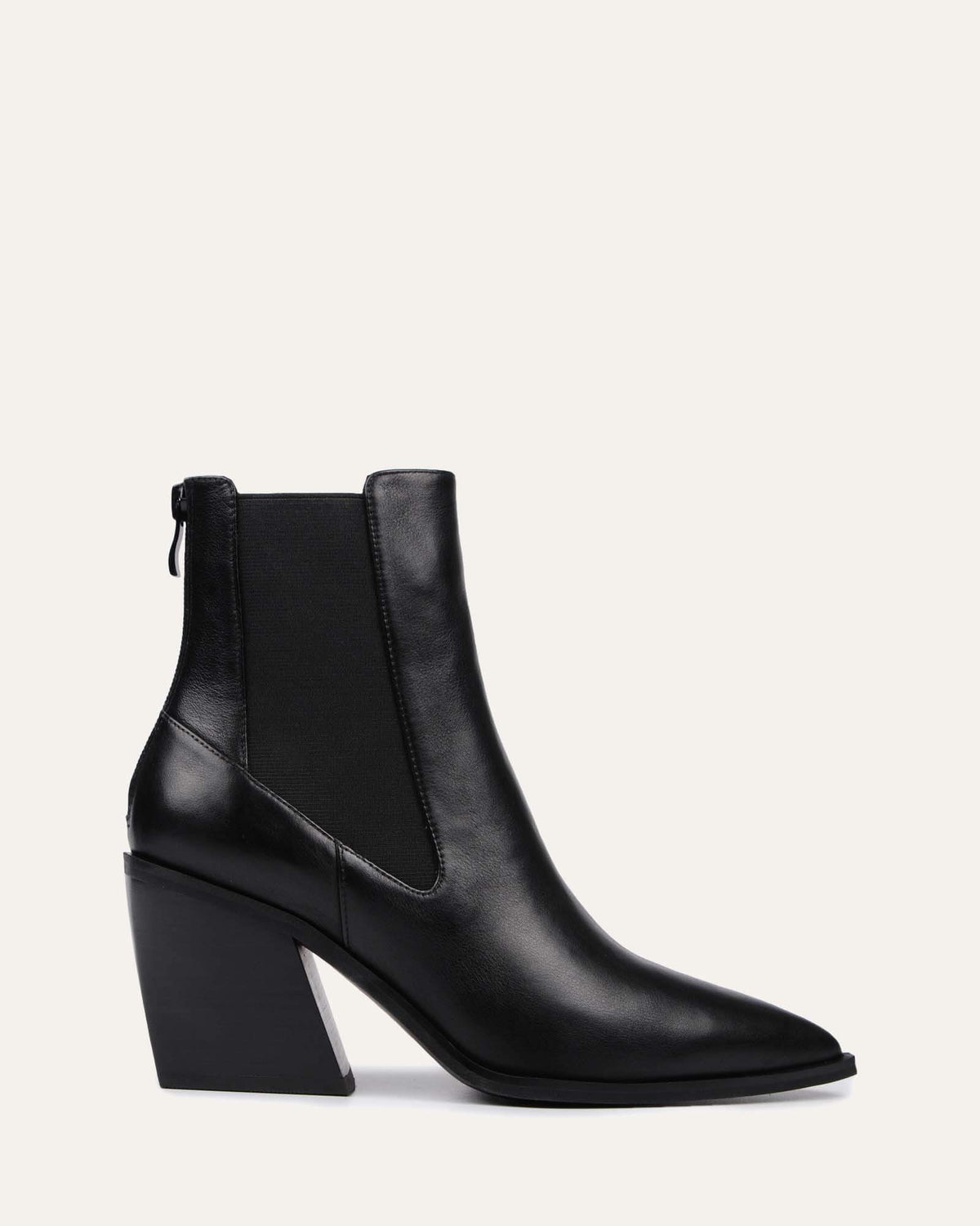 FEIST MID ANKLE BOOTS BLACK LEATHER