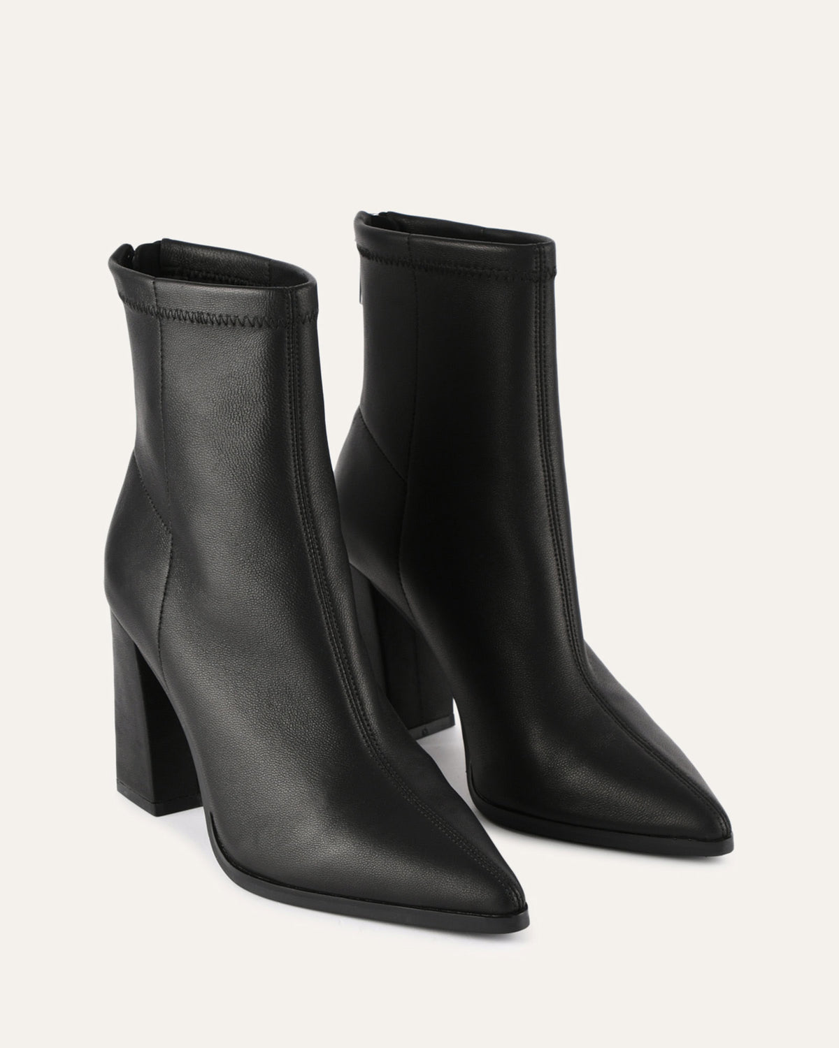 TEO HIGH ANKLE BOOTS BLACK LEATHER