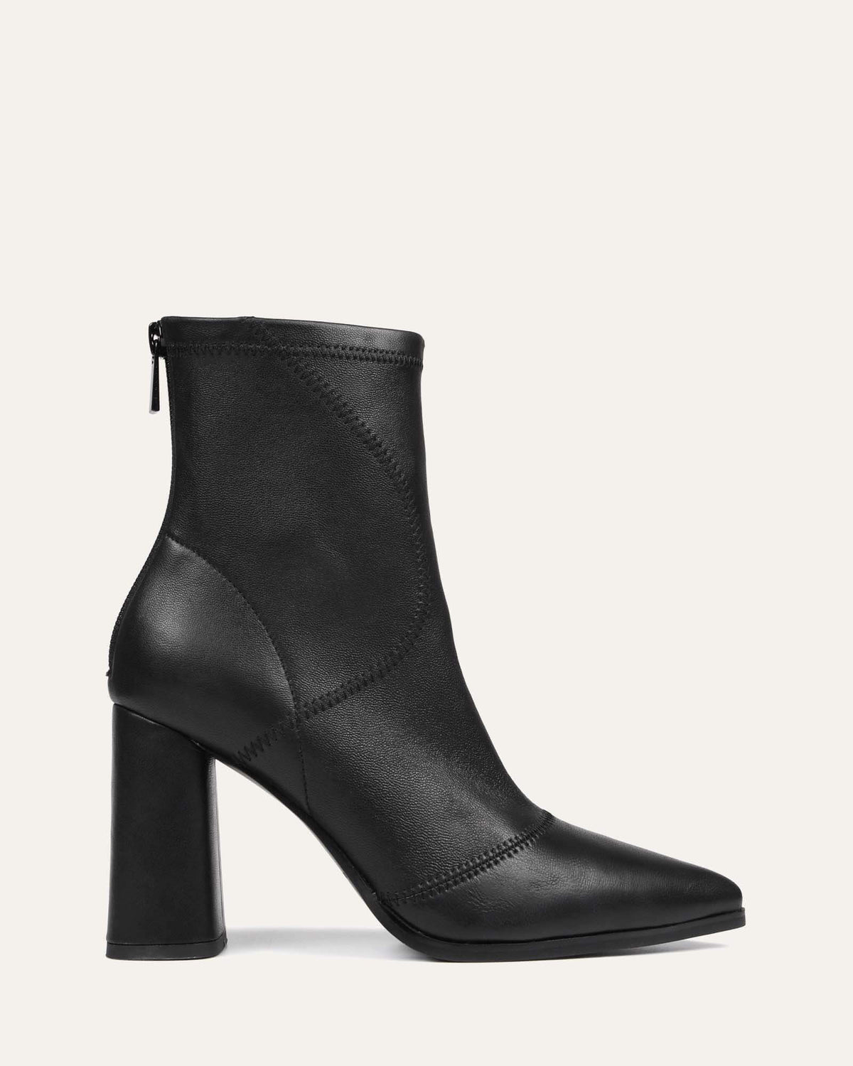 TEX HIGH ANKLE BOOTS BLACK LEATHER