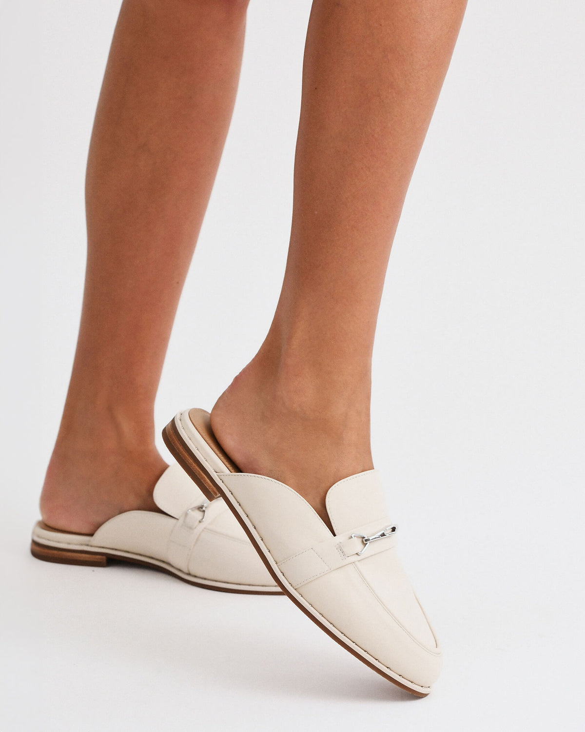 MISSION LOAFERS OFF WHITE LEATHER