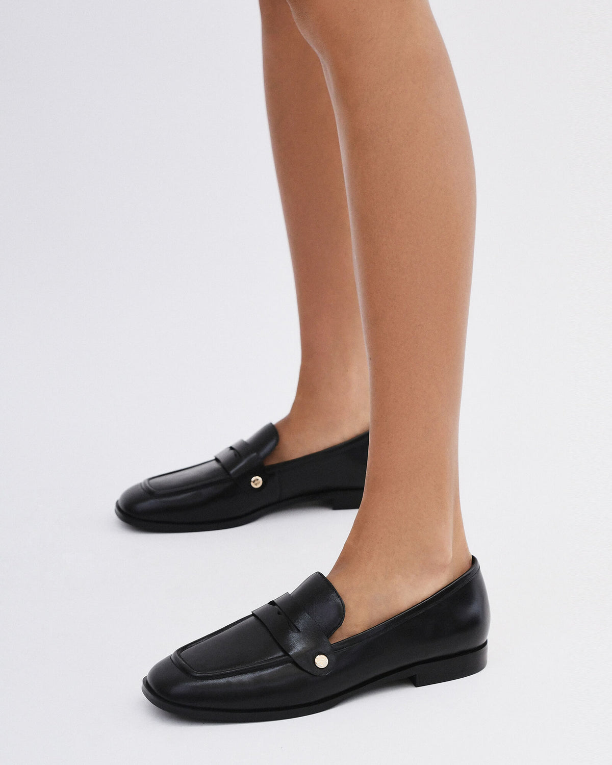 IZZY LOAFERS BLACK LEATHER