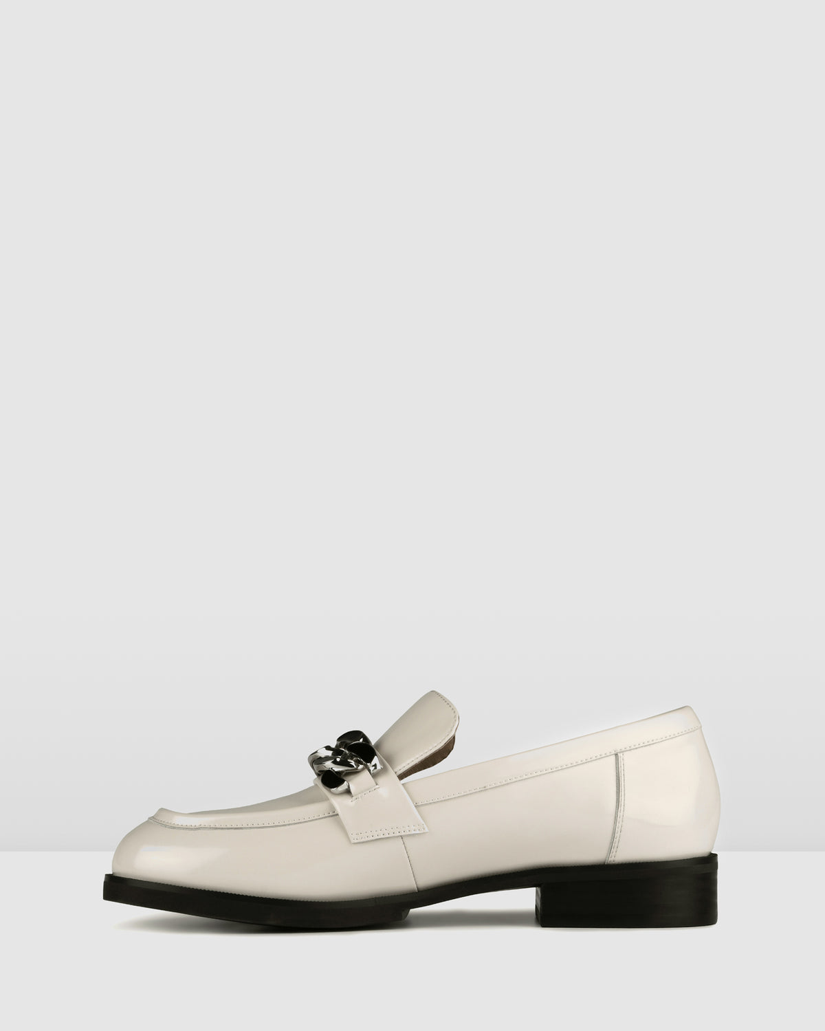 OLIVE LOAFERS BONE BOX LEATHER
