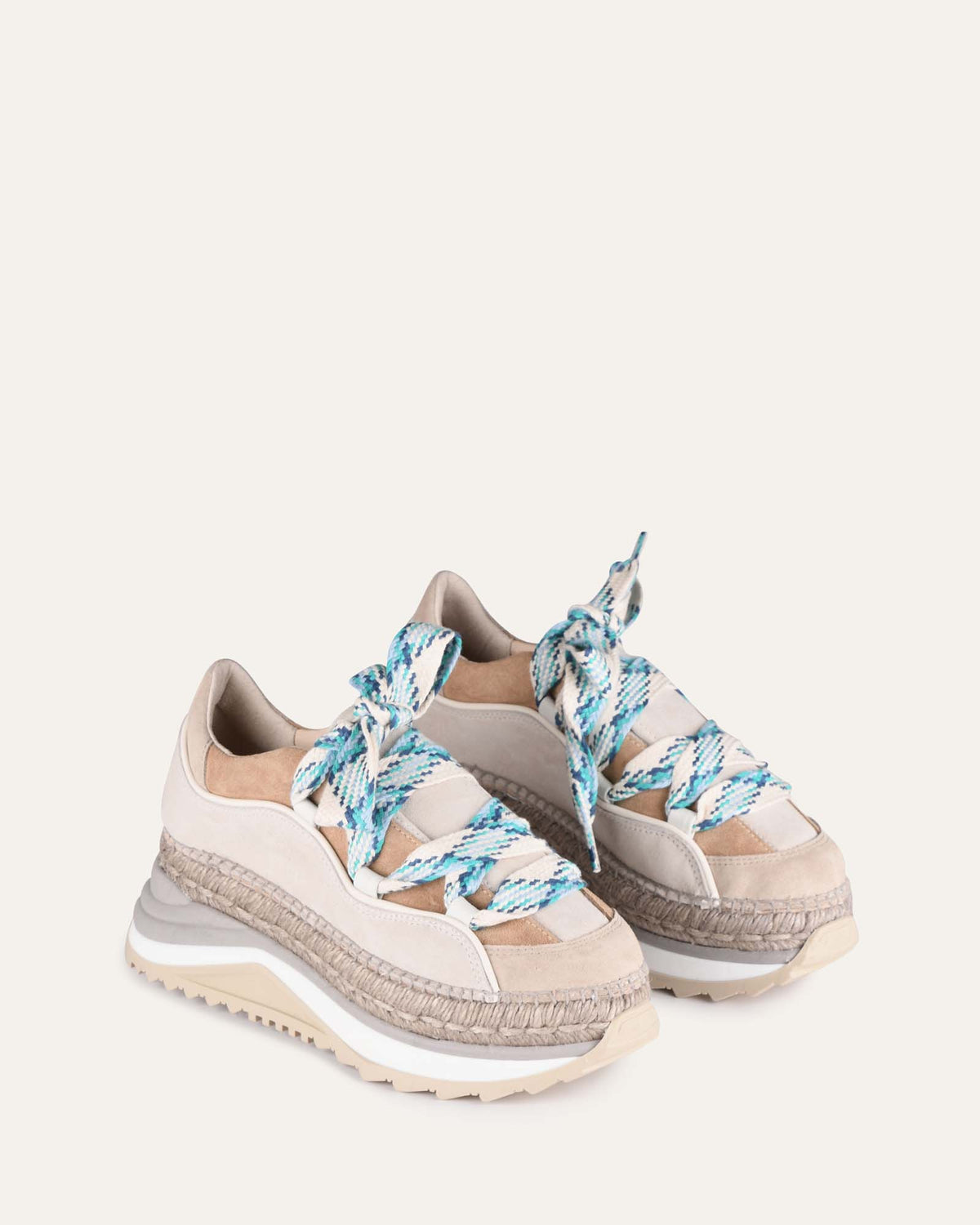 ADELA SNEAKERS TAUPE MULTI SUEDE