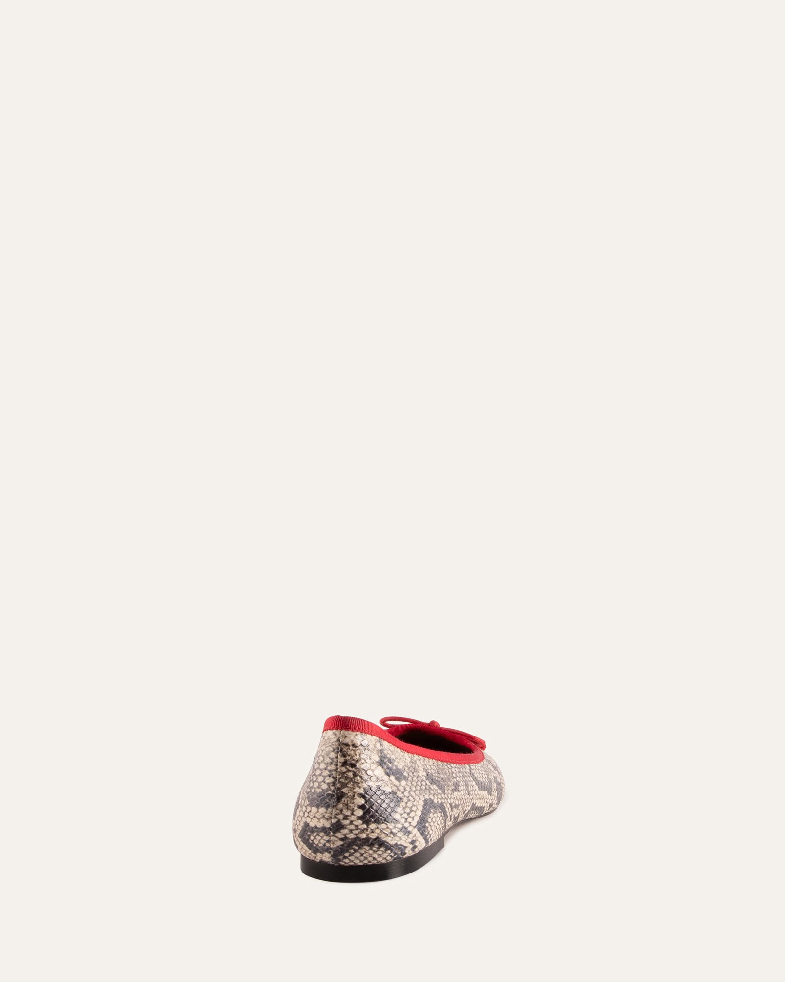 ADRIANA CASUAL FLATS NATURAL SNAKE PRINT image