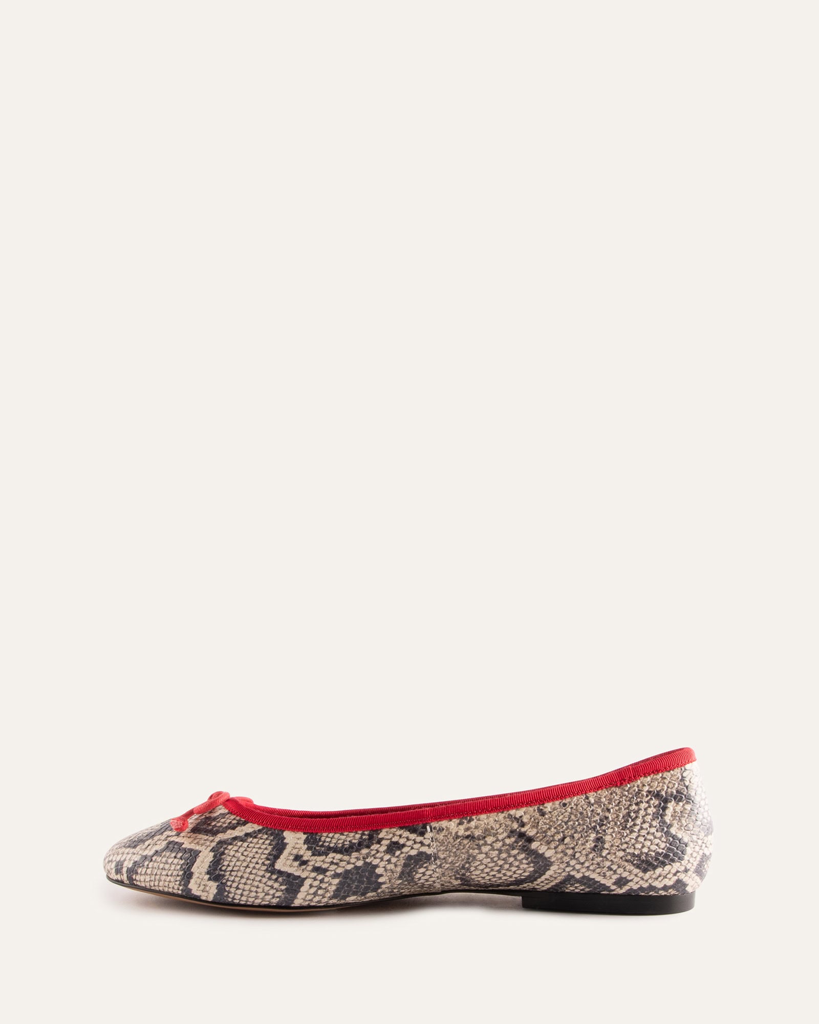ADRIANA CASUAL FLATS NATURAL SNAKE PRINT image