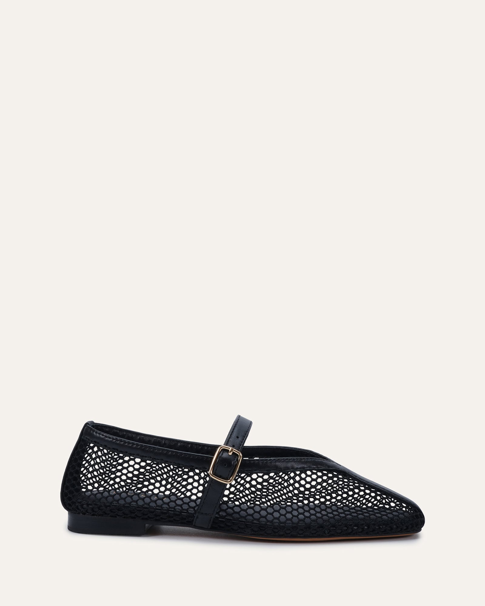 AIDA CASUAL FLATS BLACK MESH image