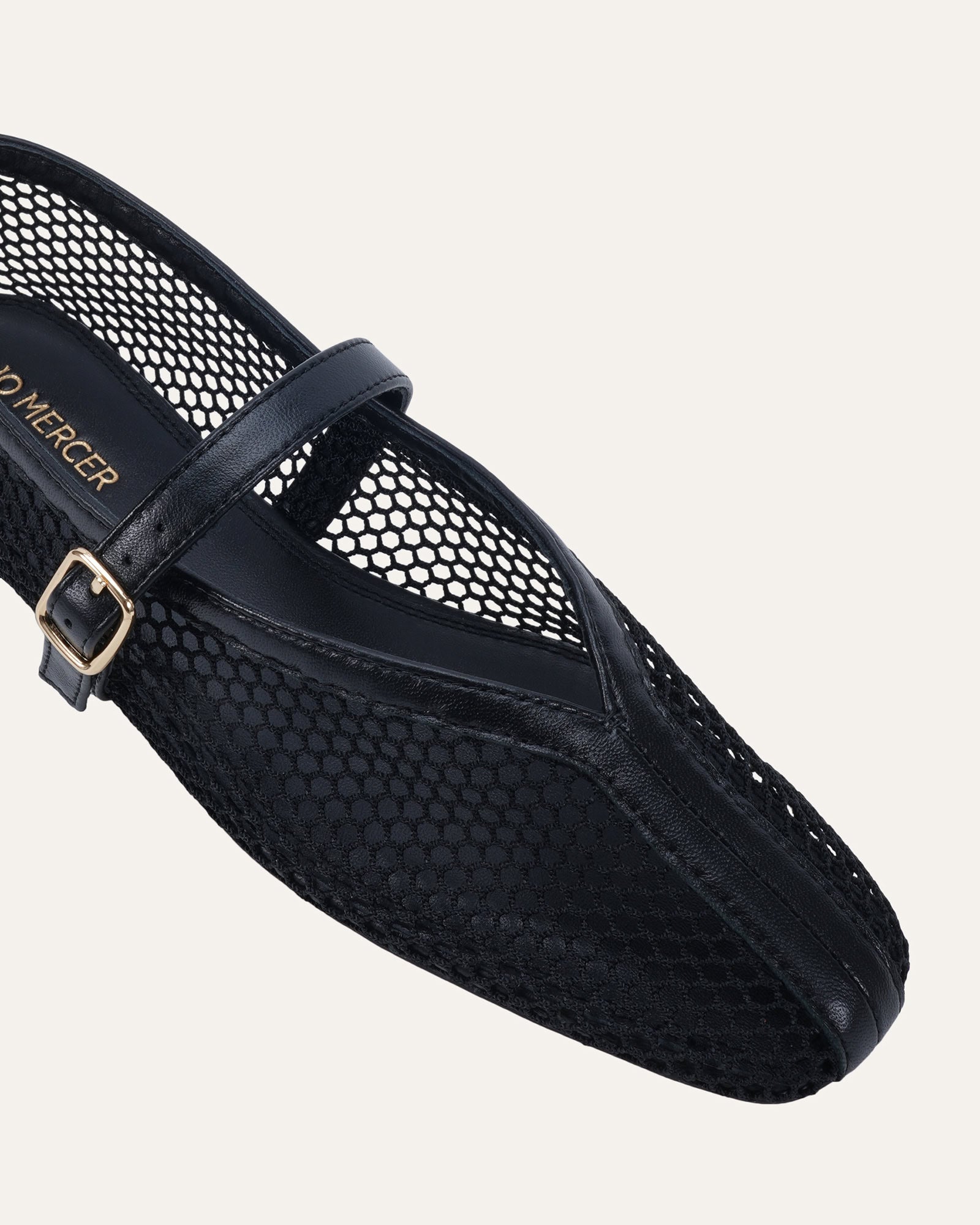 AIDA CASUAL FLATS BLACK MESH image