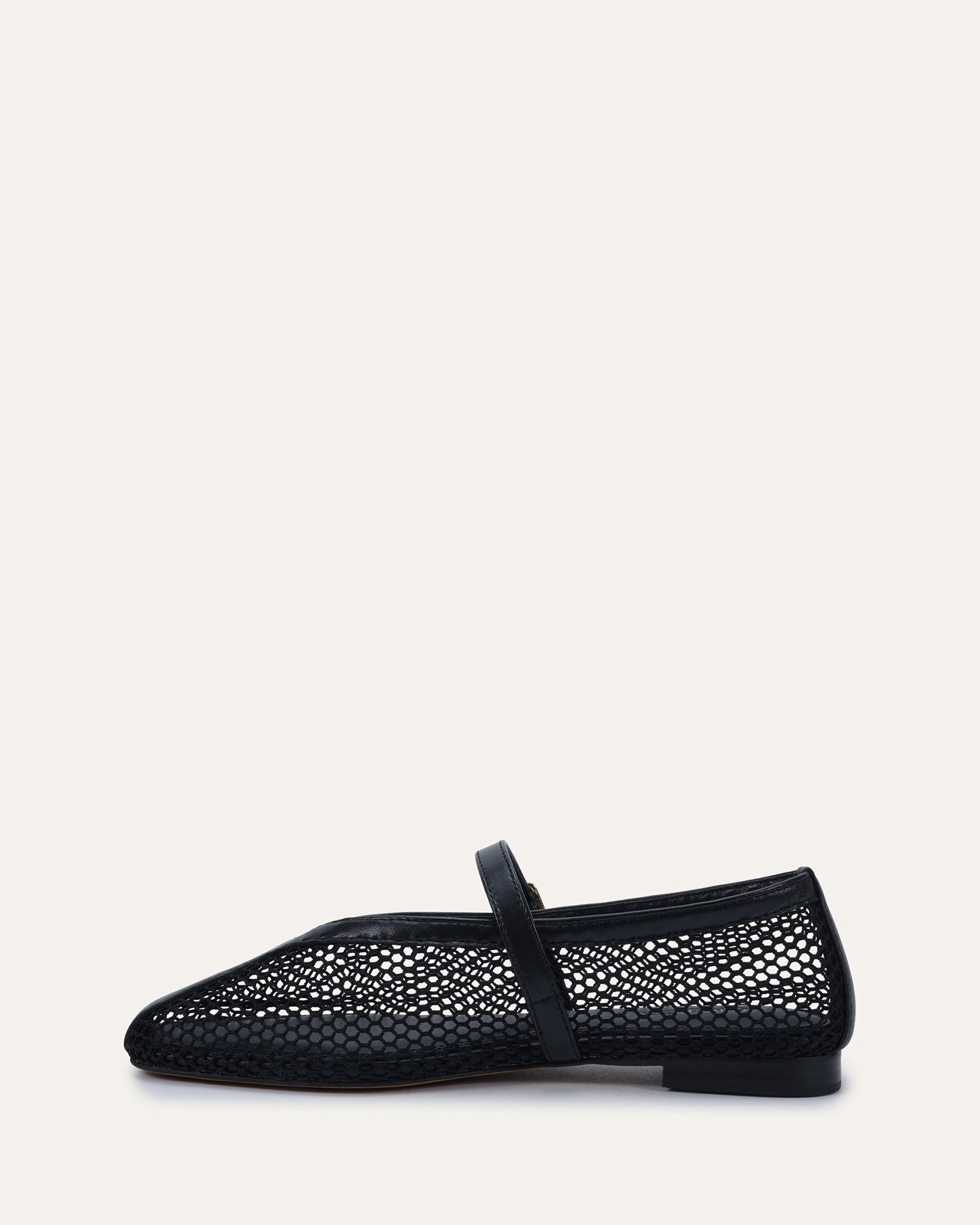 AIDA CASUAL FLATS BLACK MESH image