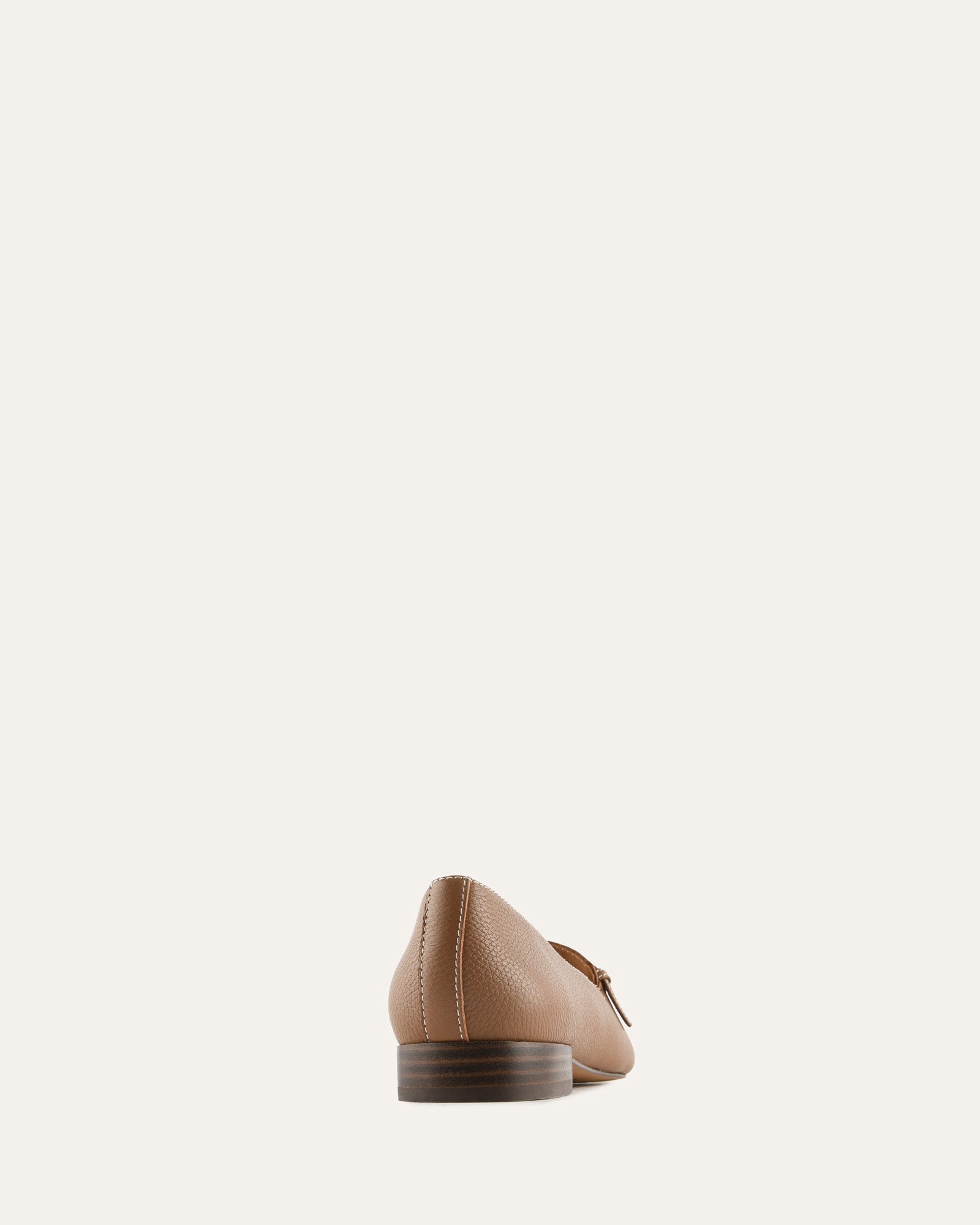ALEAH DRESS FLATS MOCHA LEATHER image