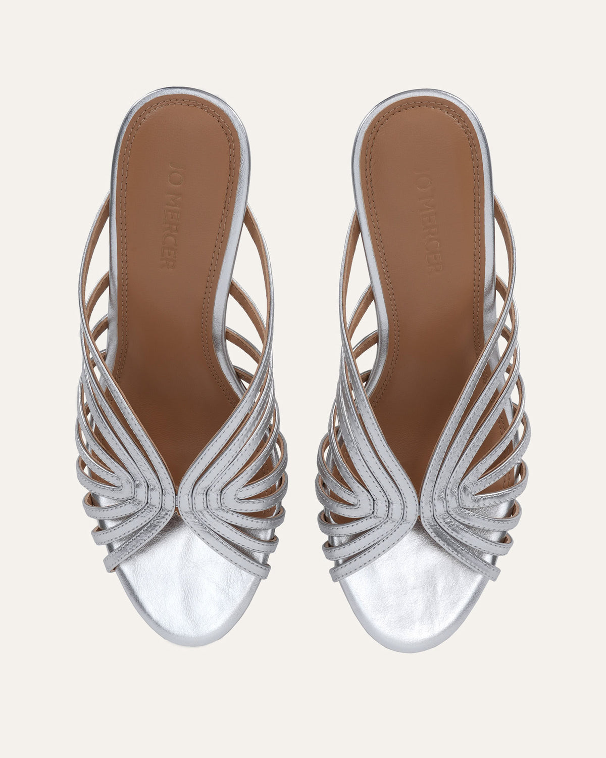 ALEX MID SANDALS SILVER METALLIC