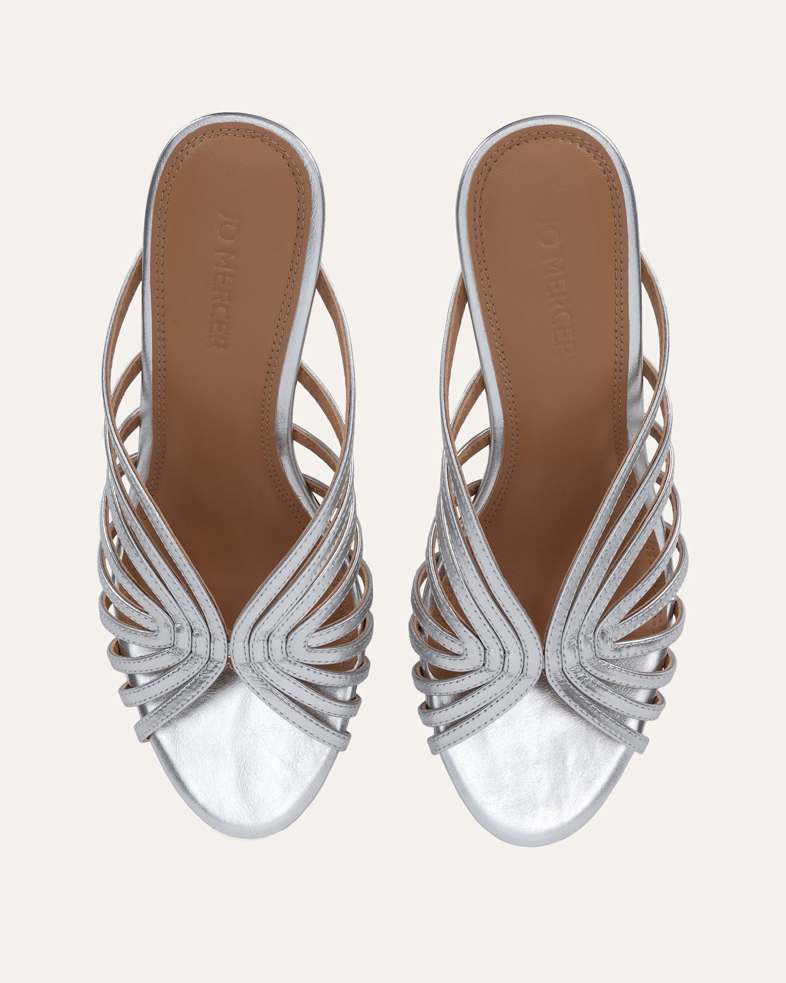 ALEX MID SANDALS SILVER METALLIC image