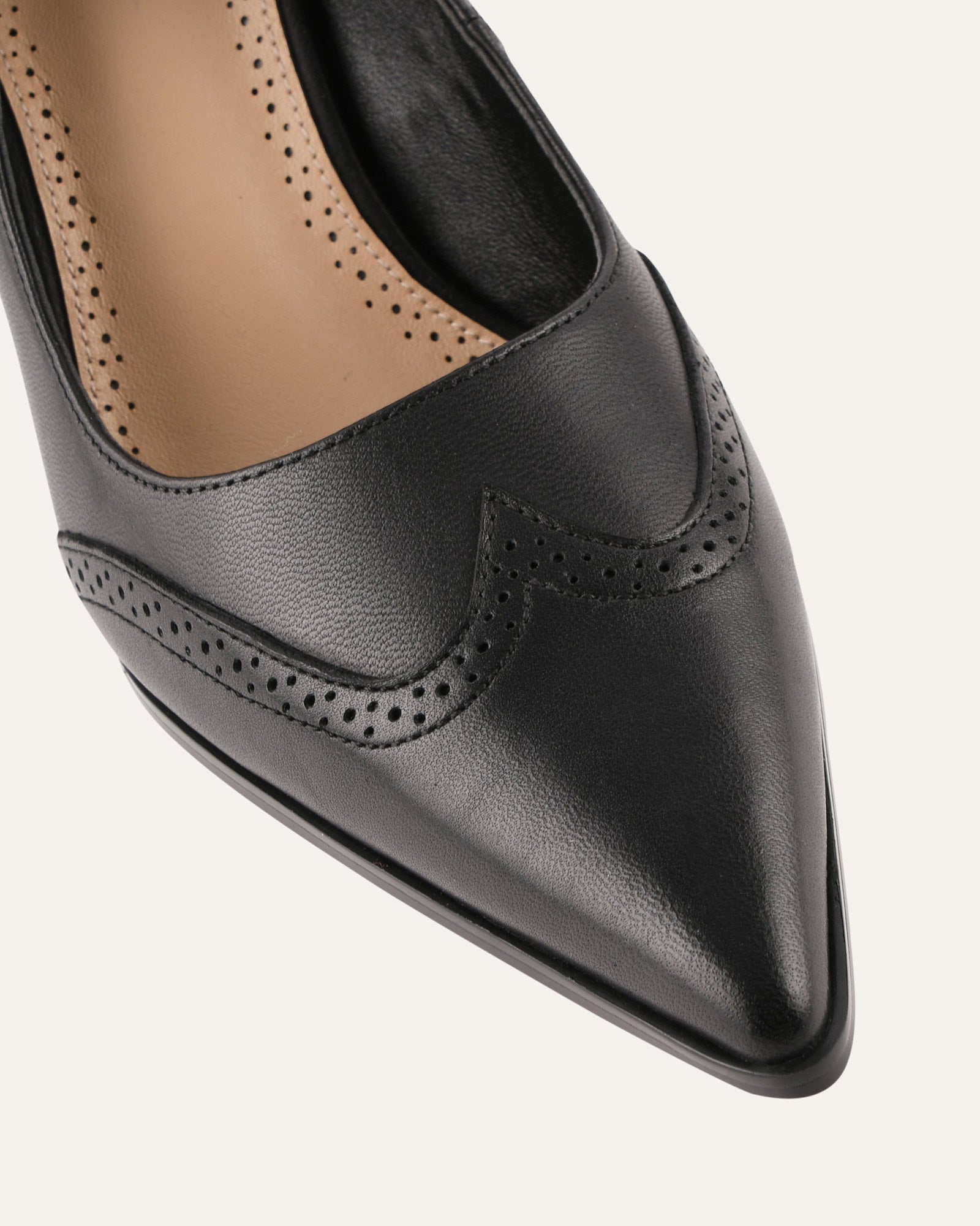 ALICE HIGH HEELS BLACK LEATHER image