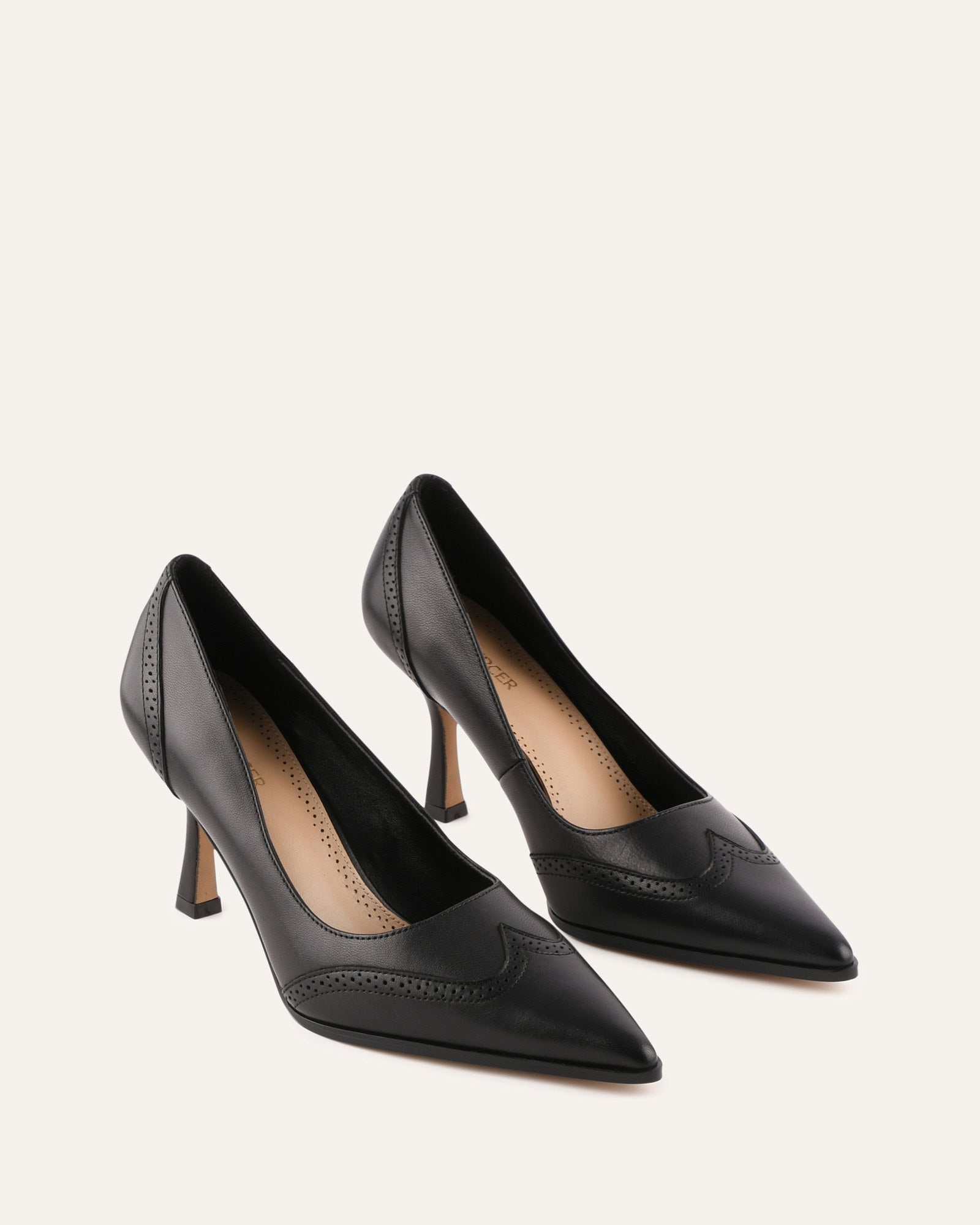 ALICE HIGH HEELS BLACK LEATHER image