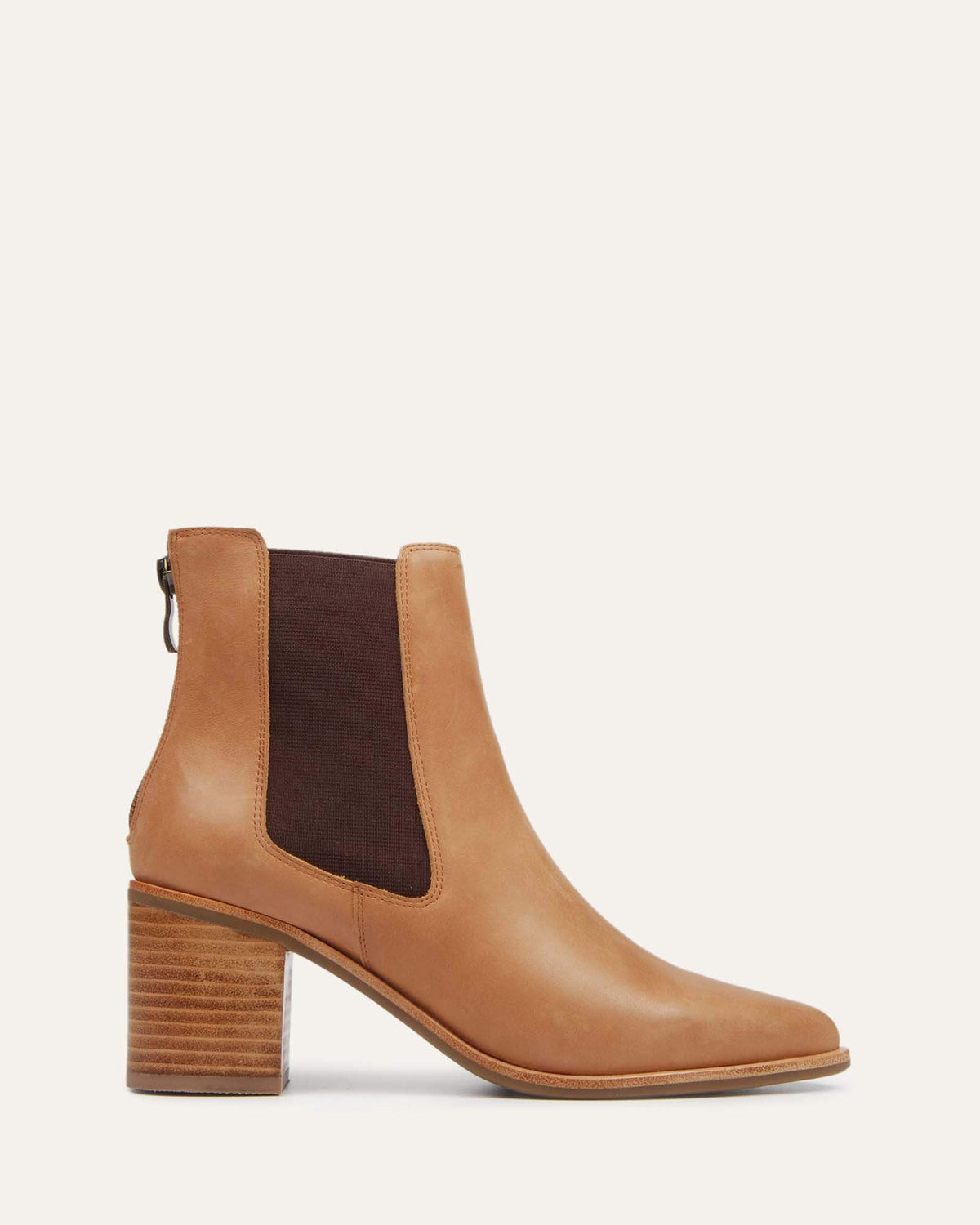 ALLURE MID ANKLE BOOTS CHOCOLATE LEATHER