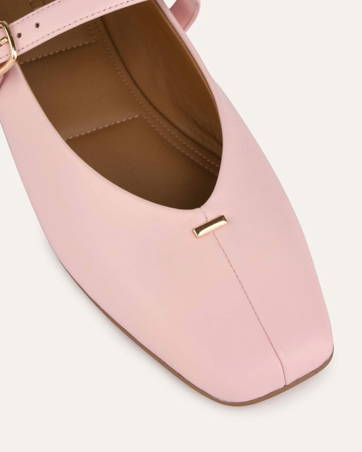 APRIL CASUAL FLATS SOFT PINK LEATHER