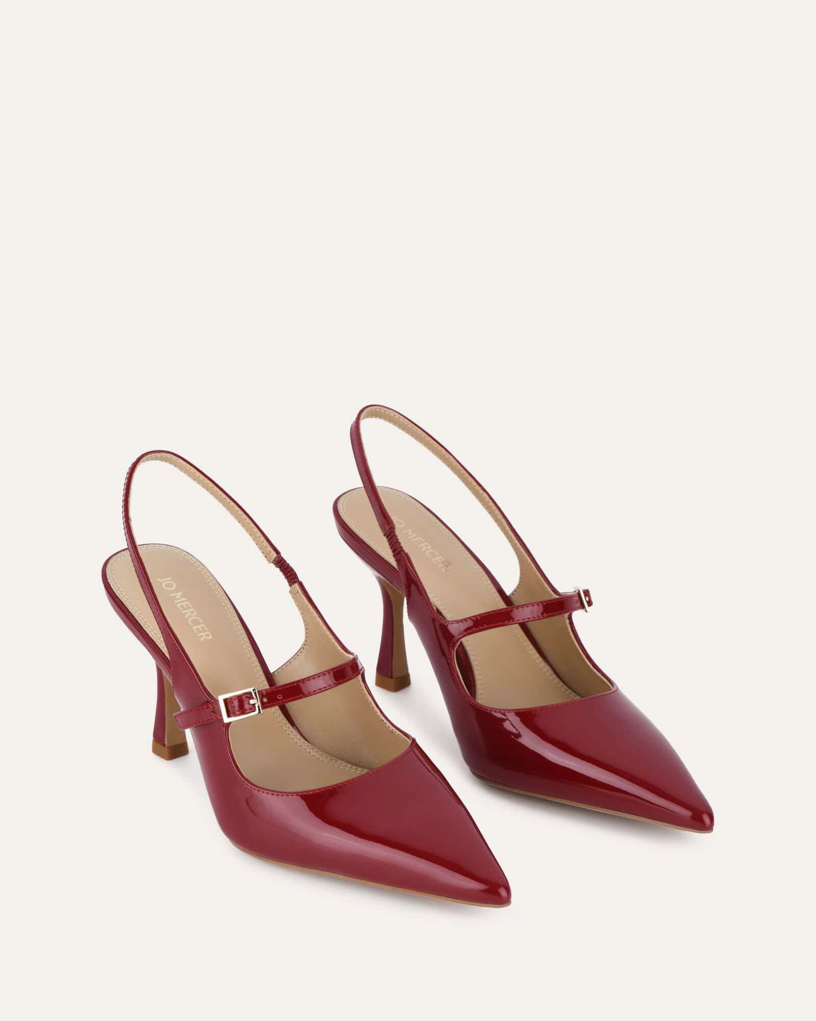 ARCHER HIGH HEELS RUBY RED PATENT image