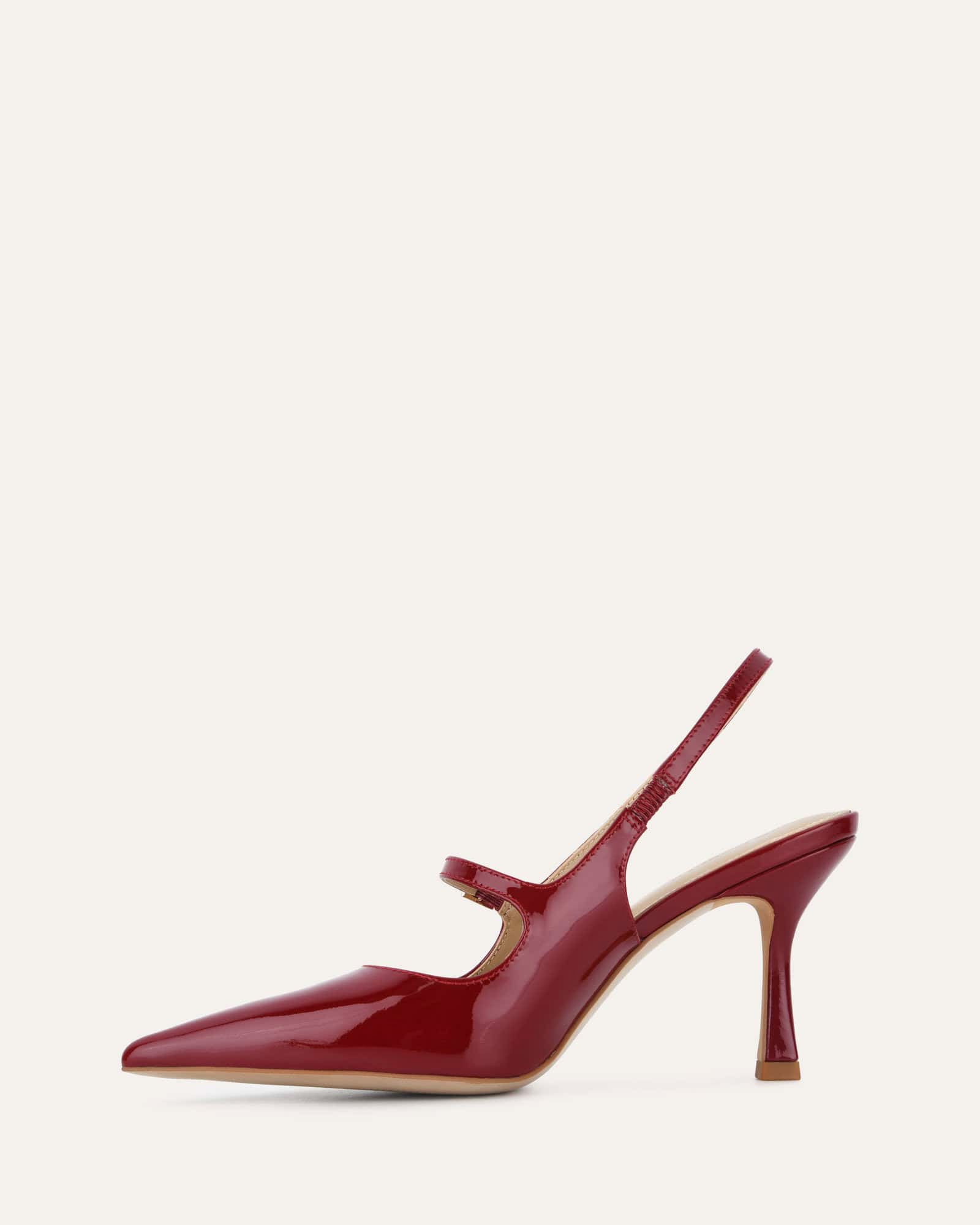 ARCHER HIGH HEELS RUBY RED PATENT image