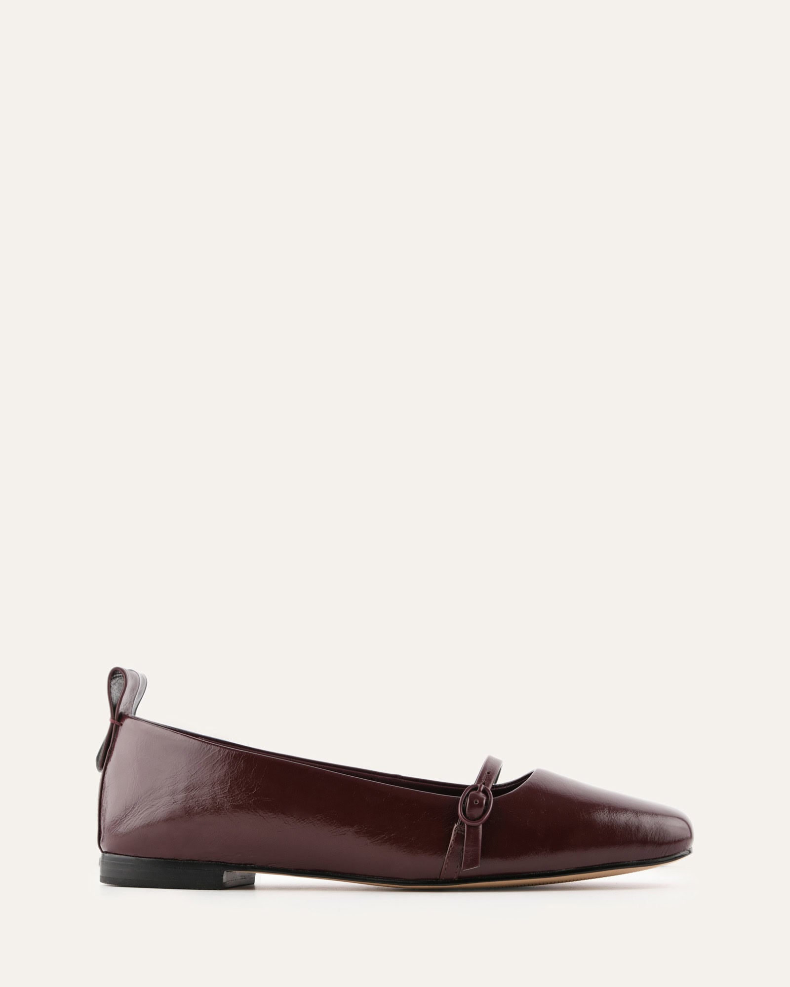 ARDEN DRESS FLATS MERLOT LEATHER image