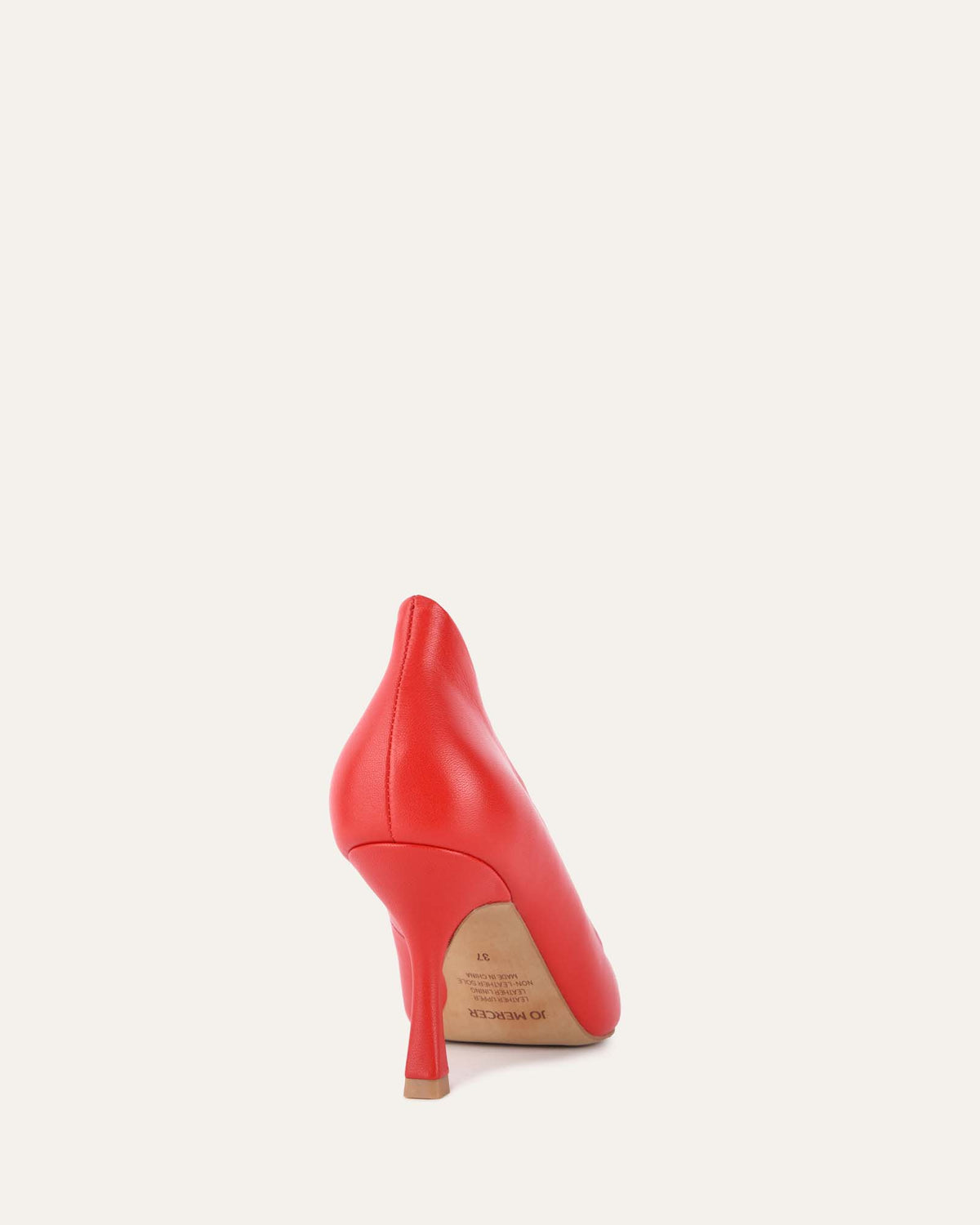 ASPIRE HIGH HEELS RED LEATHER