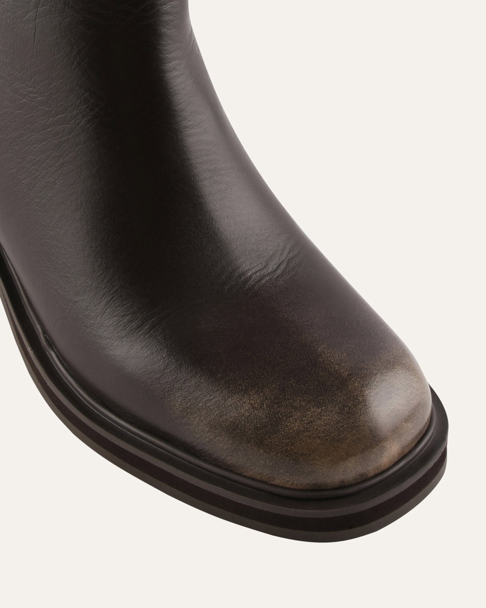 ATTICUS CALF BOOTS BROWN LEATHER image
