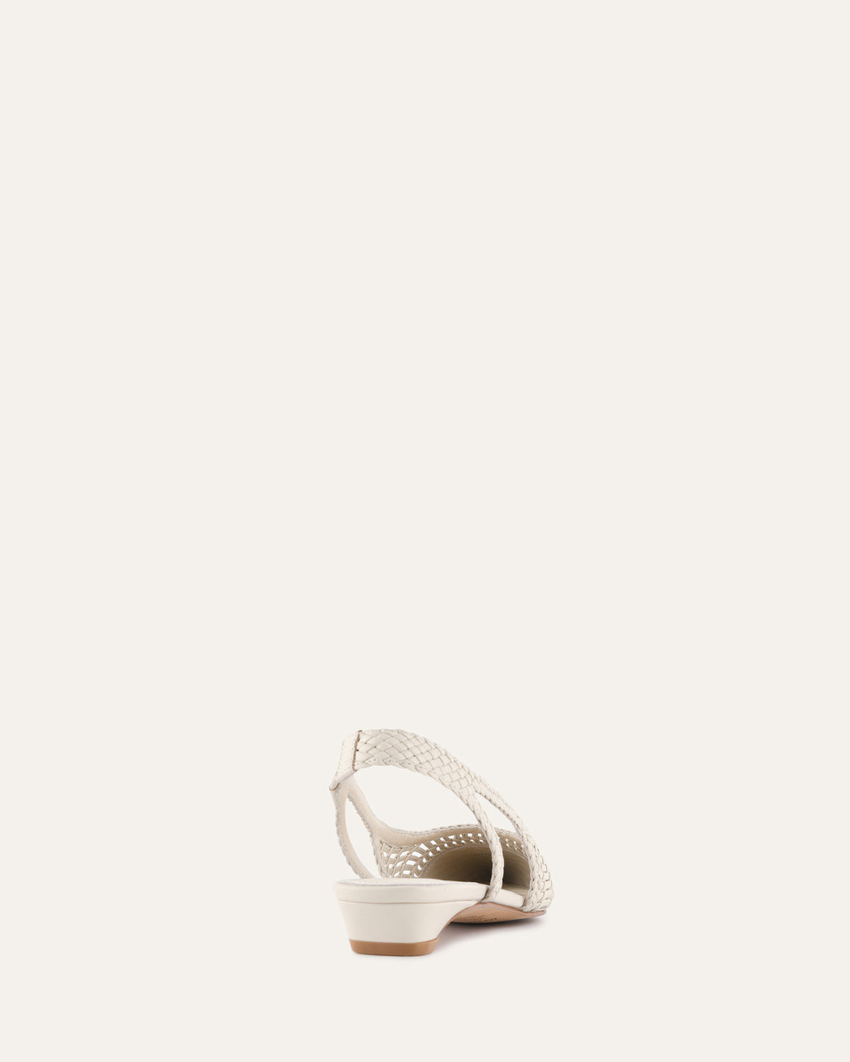 AUBREY DRESS FLATS OFF WHITE LEATHER