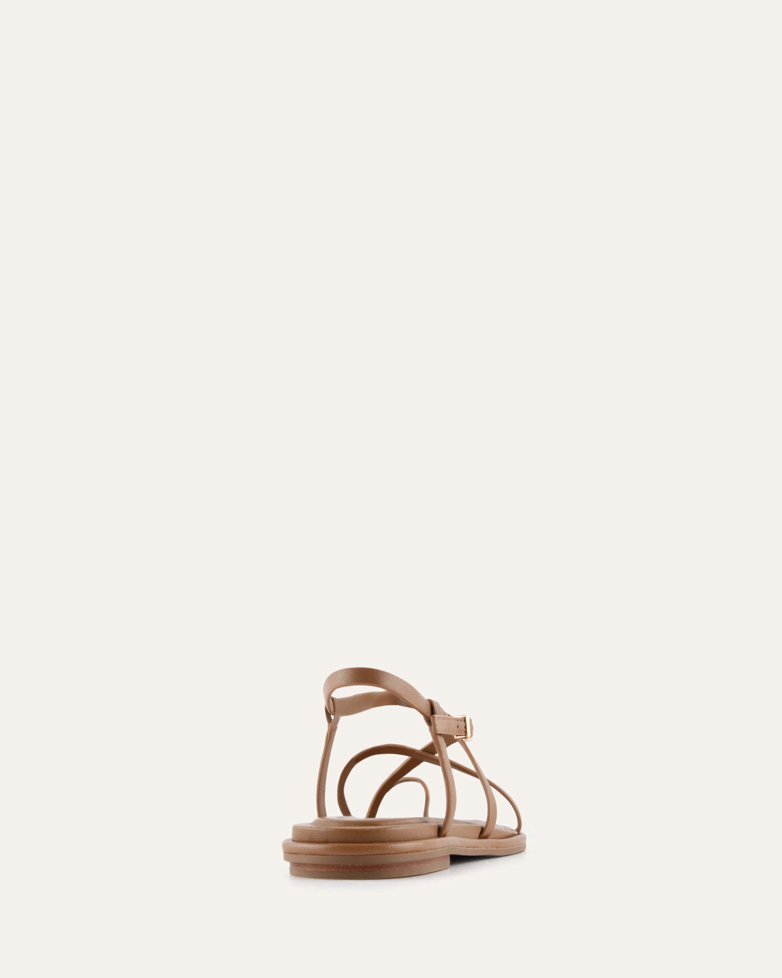 AVEN FLAT SANDALS TUSCAN TAN LEATHER image