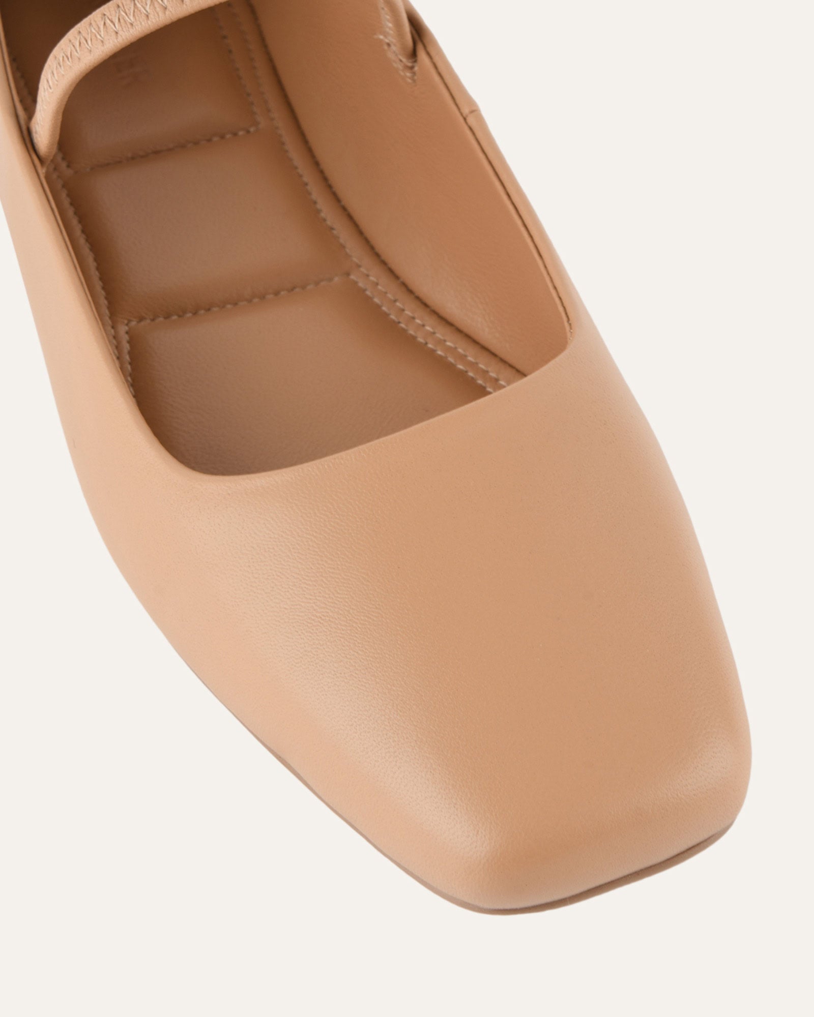 AVERY CASUAL FLATS TAN LEATHER image