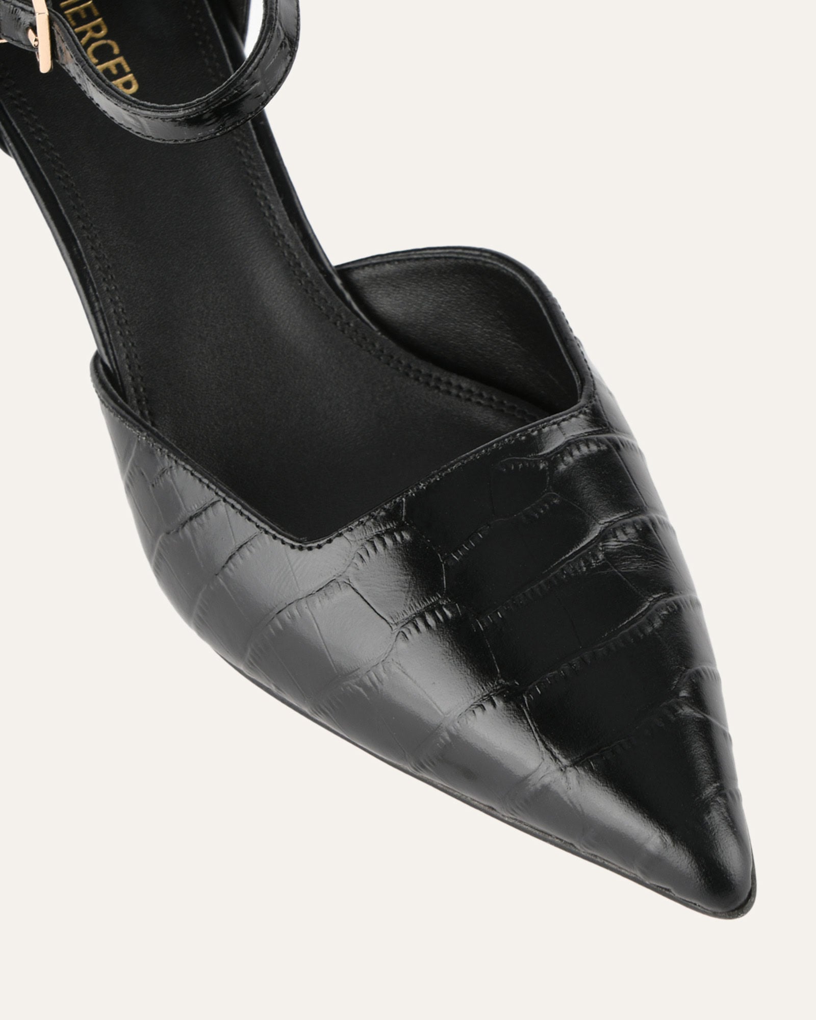 AXEL HIGH HEELS BLACK CROC image