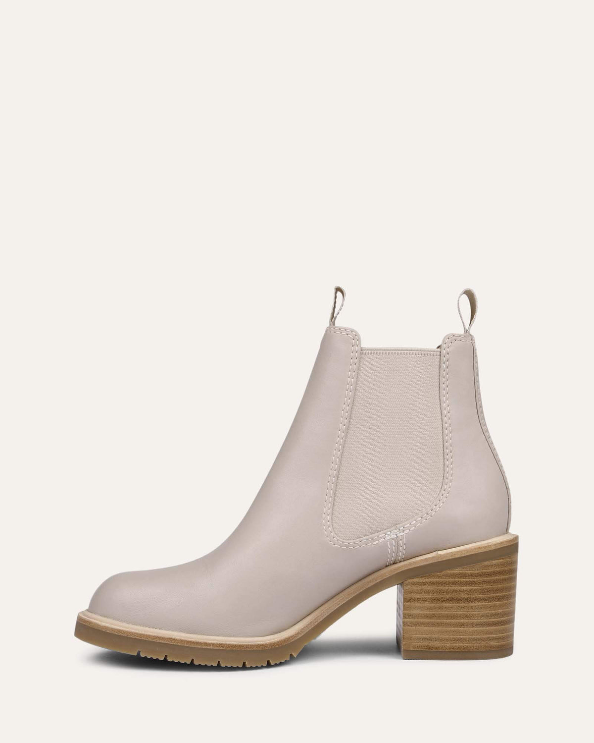 AYLA MID ANKLE BOOTS BONE LEATHER