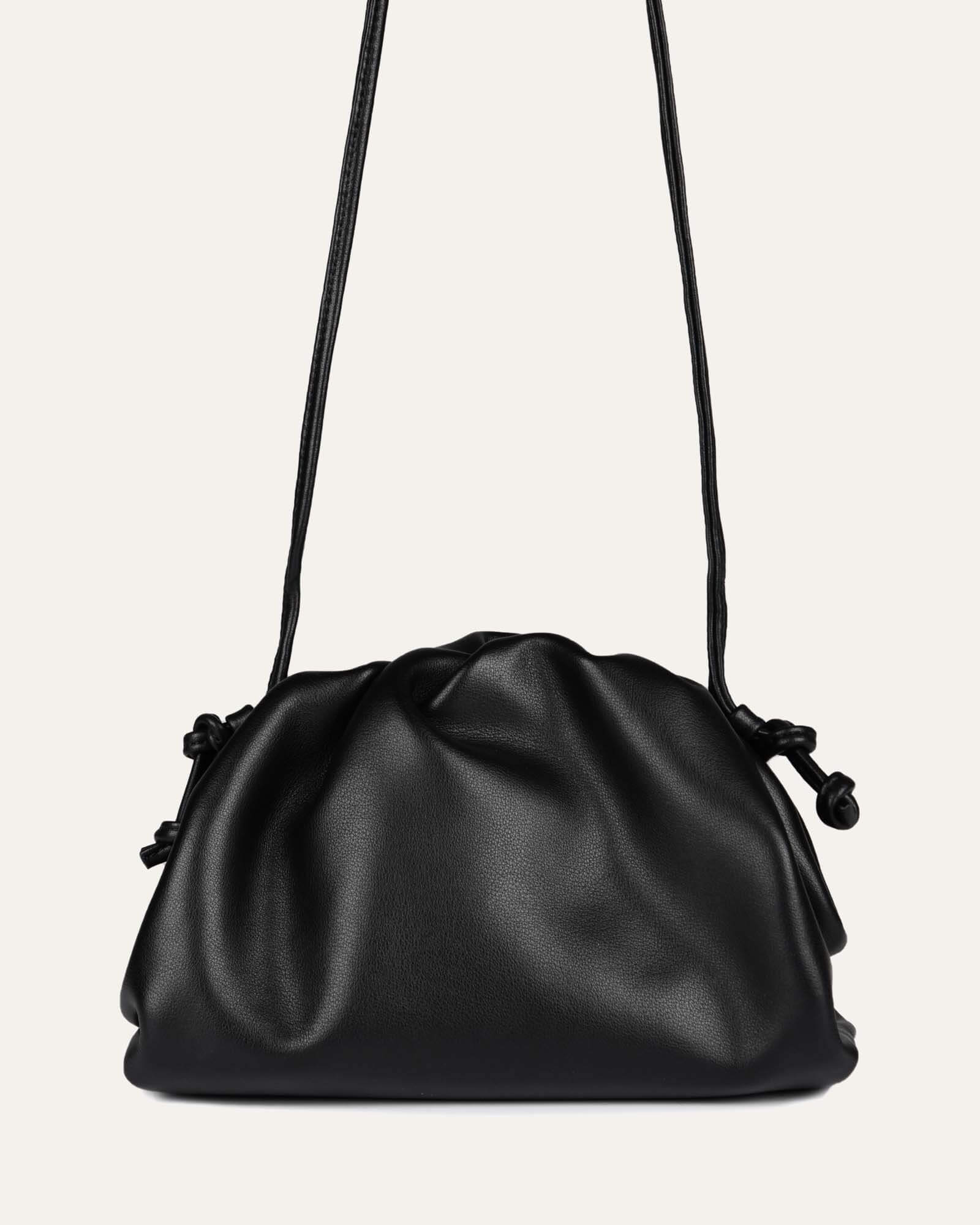 BAMBIE CROSS BODY BAG BLACK LEATHER image