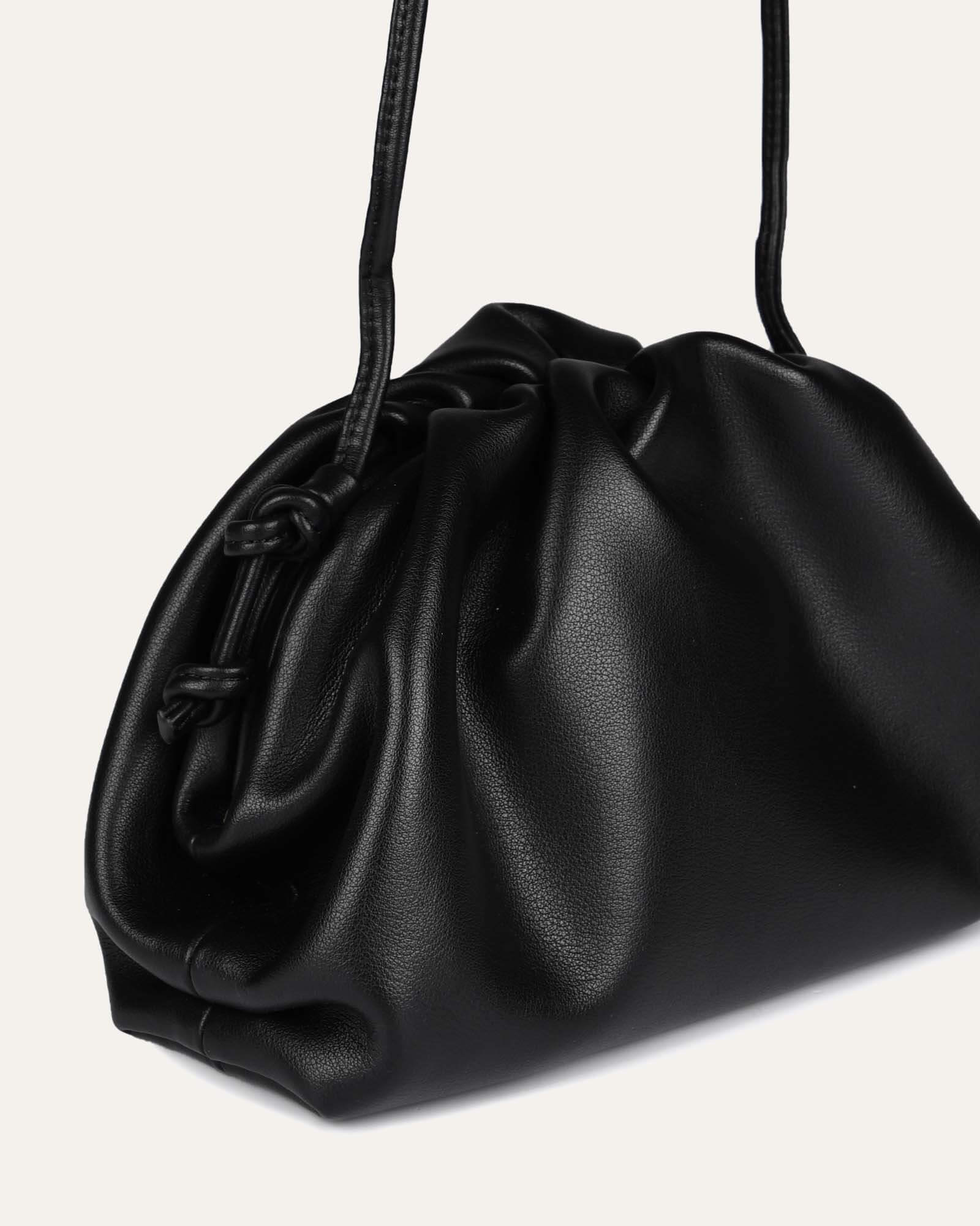 BAMBIE CROSS BODY BAG BLACK LEATHER image