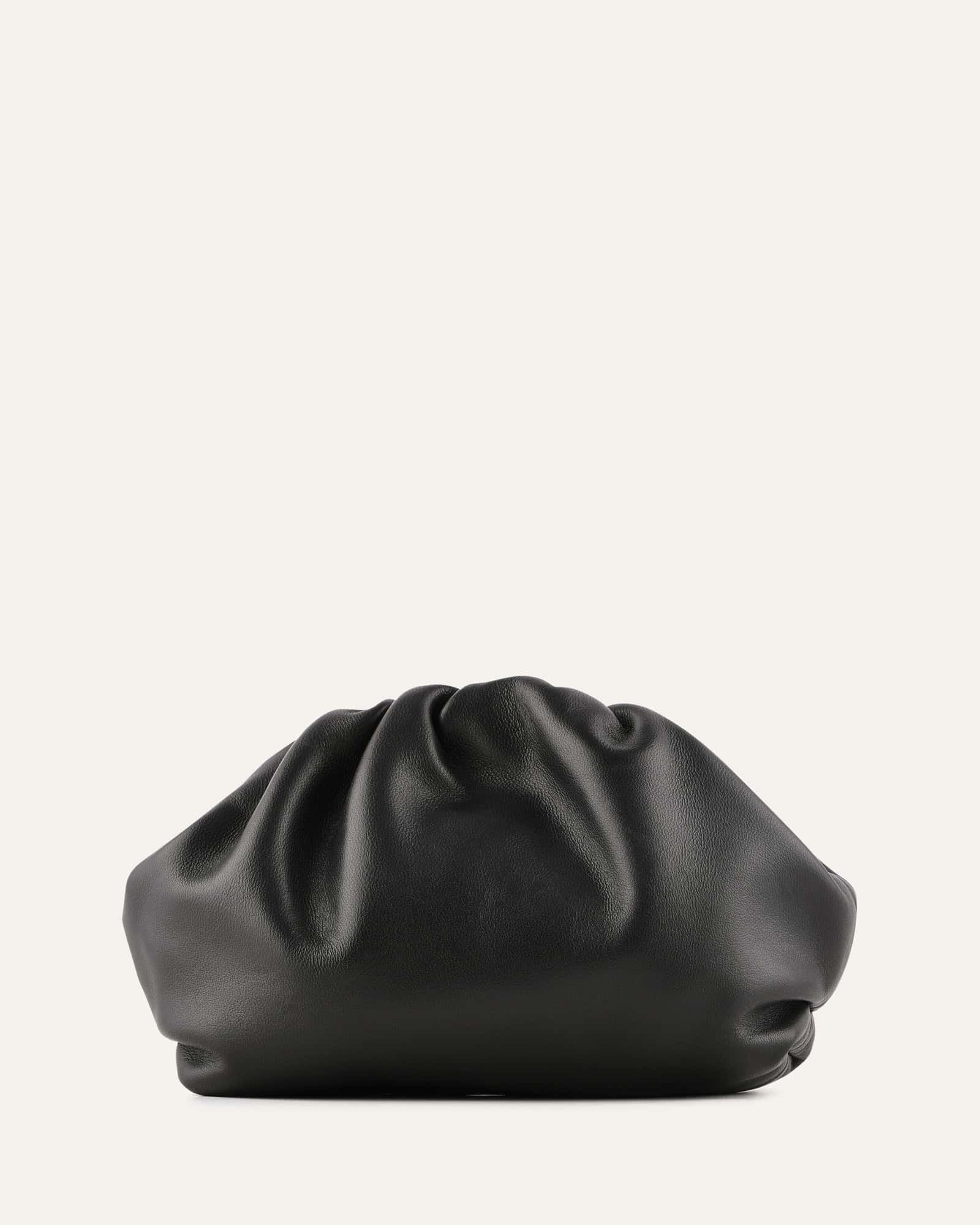 BAMBINI CLUTCH BAG BLACK LEATHER image