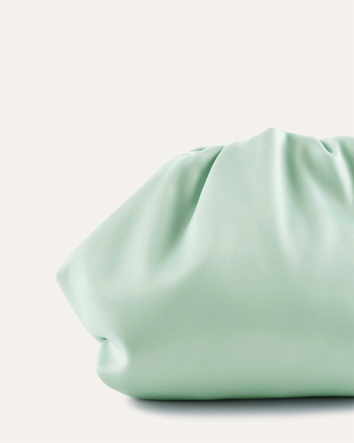 BAMBINI CLUTCH BAG MINT SATIN