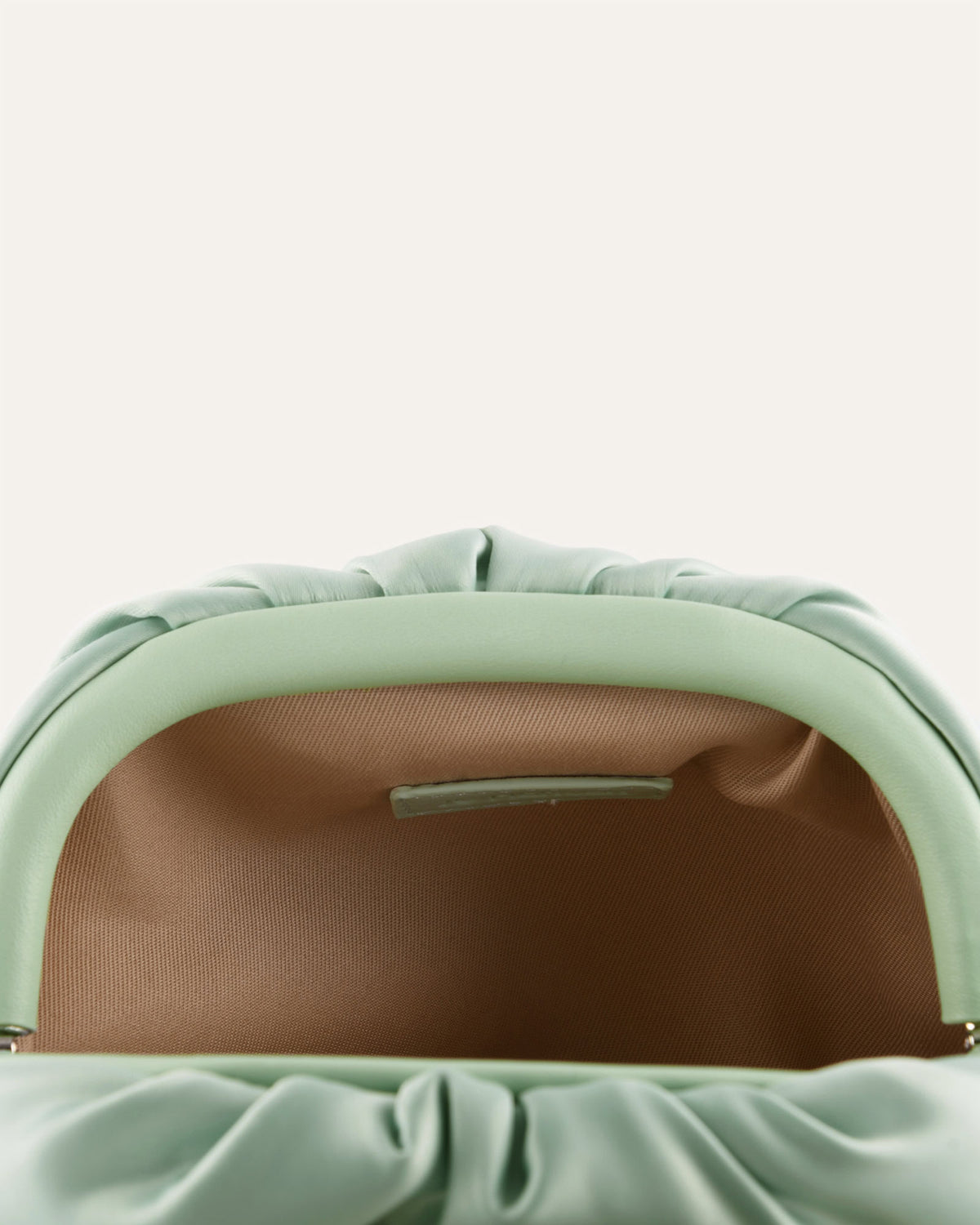 BAMBINI CLUTCH BAG MINT SATIN