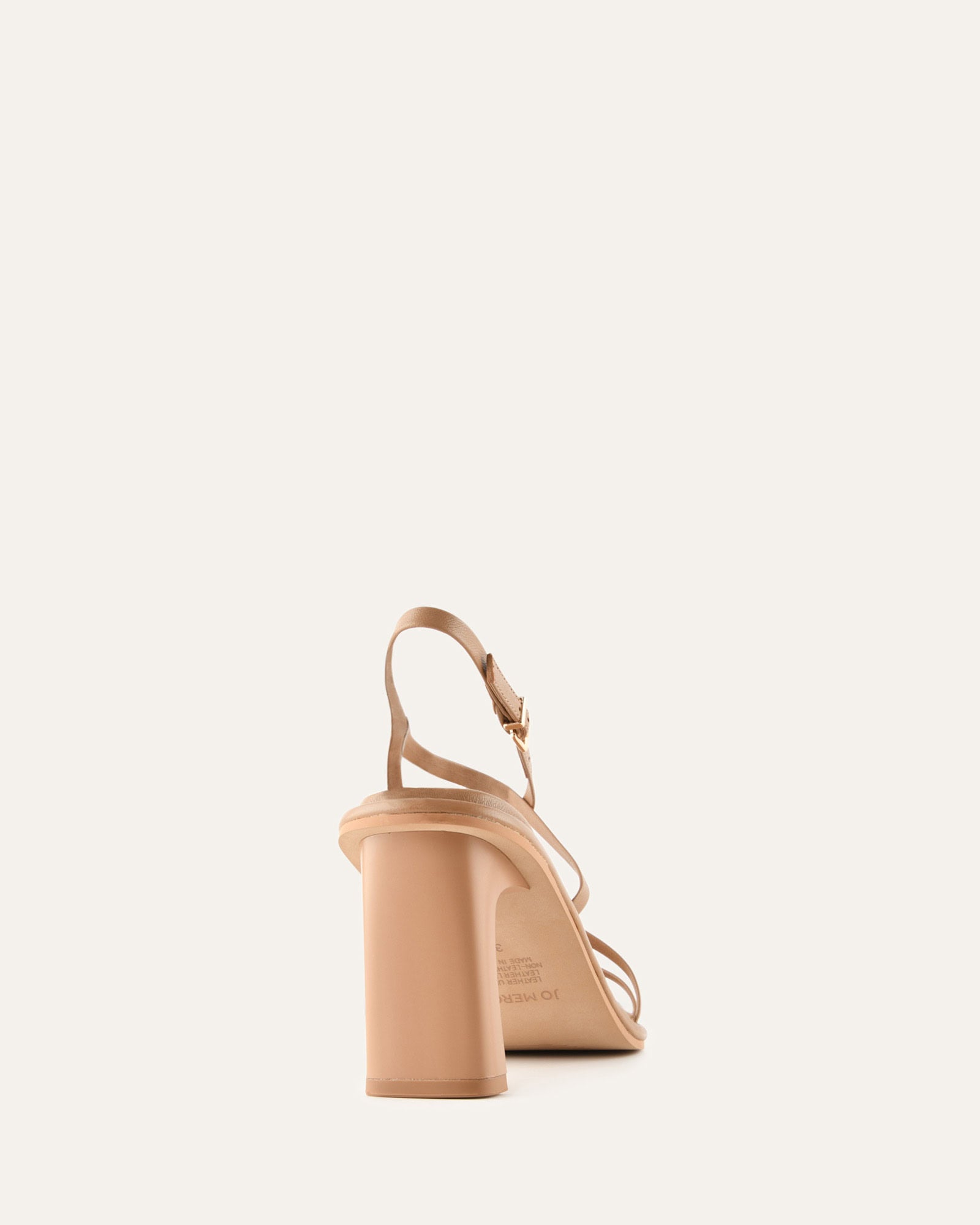 BASK HIGH HEEL SANDALS TAN LEATHER image