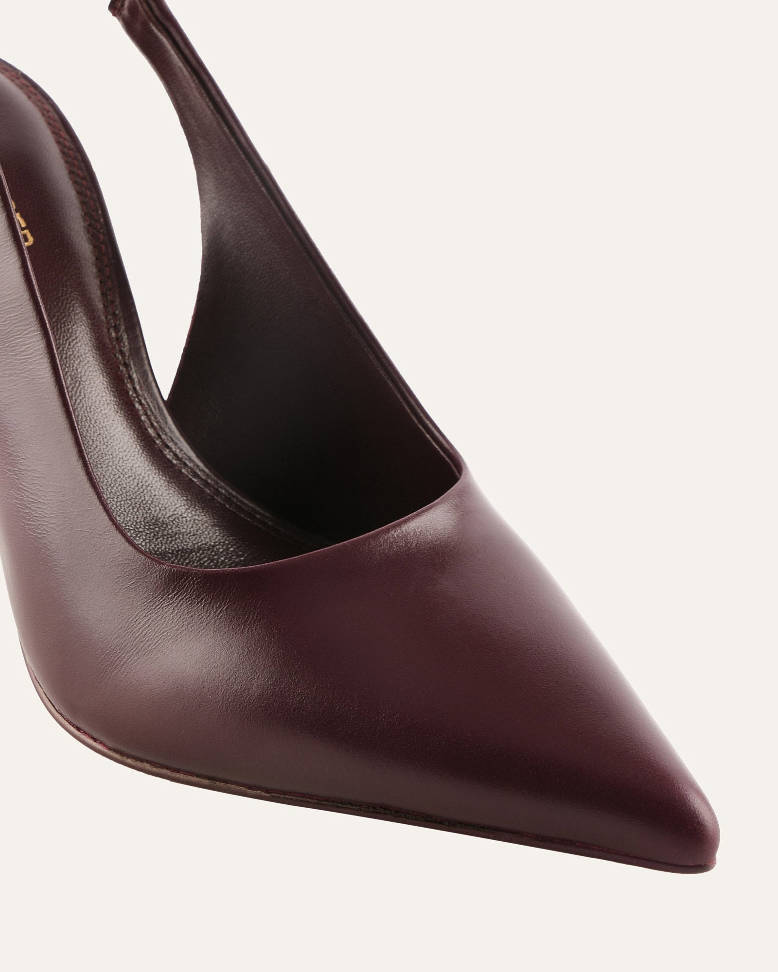BECKHAM HIGH HEELS MERLOT LEATHER image