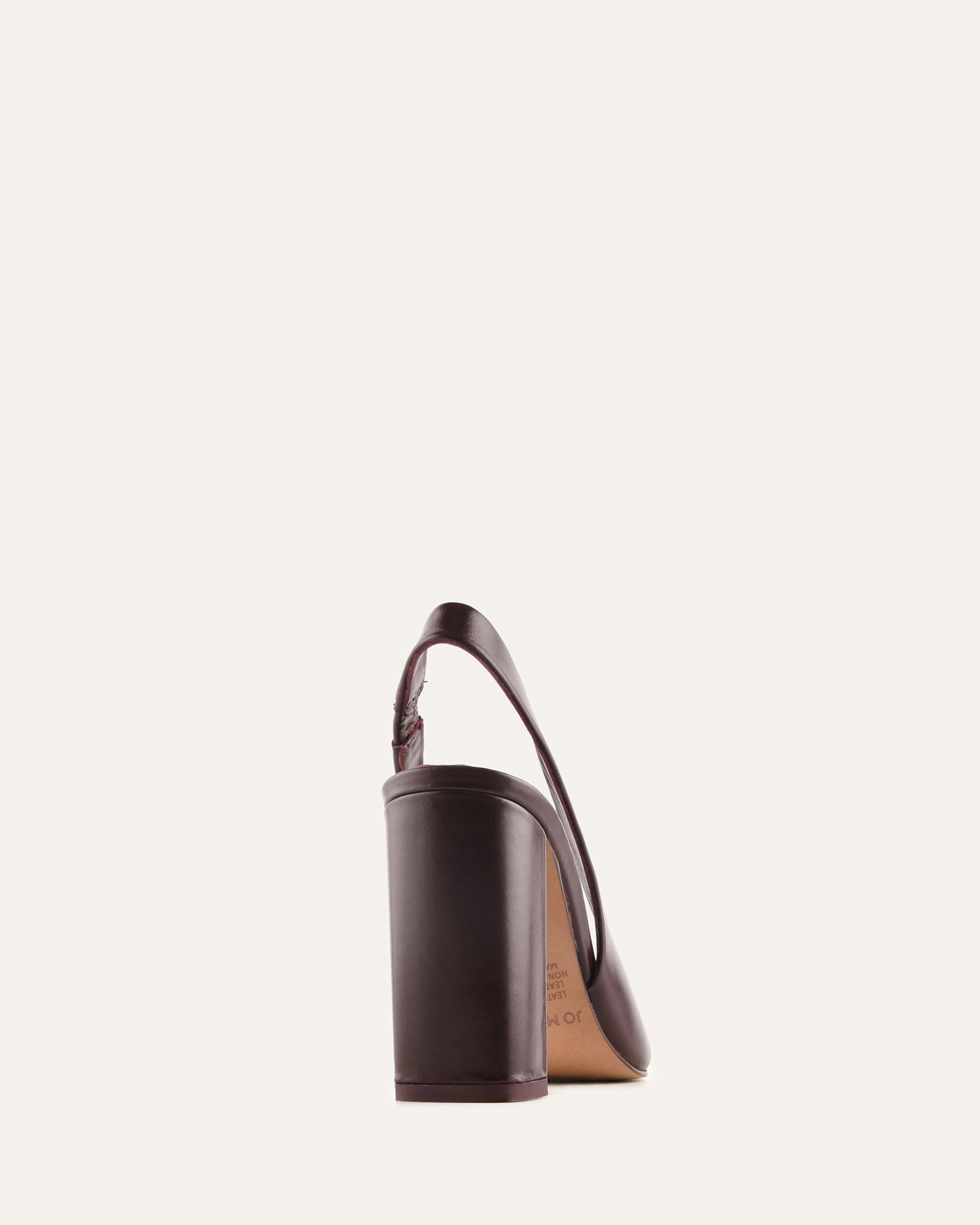 BECKHAM HIGH HEELS MERLOT LEATHER image
