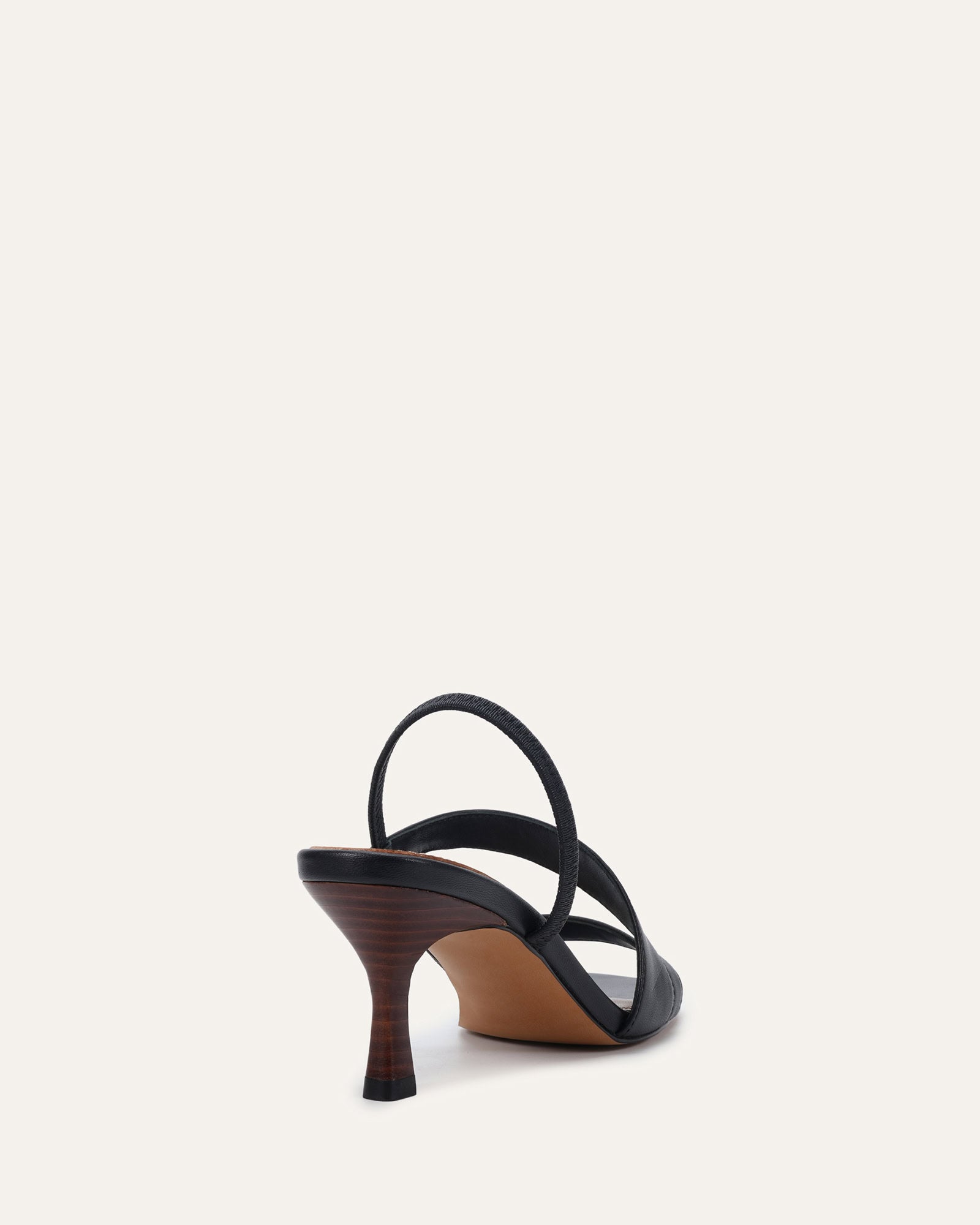 BENITO MID SANDALS BLACK LEATHER image