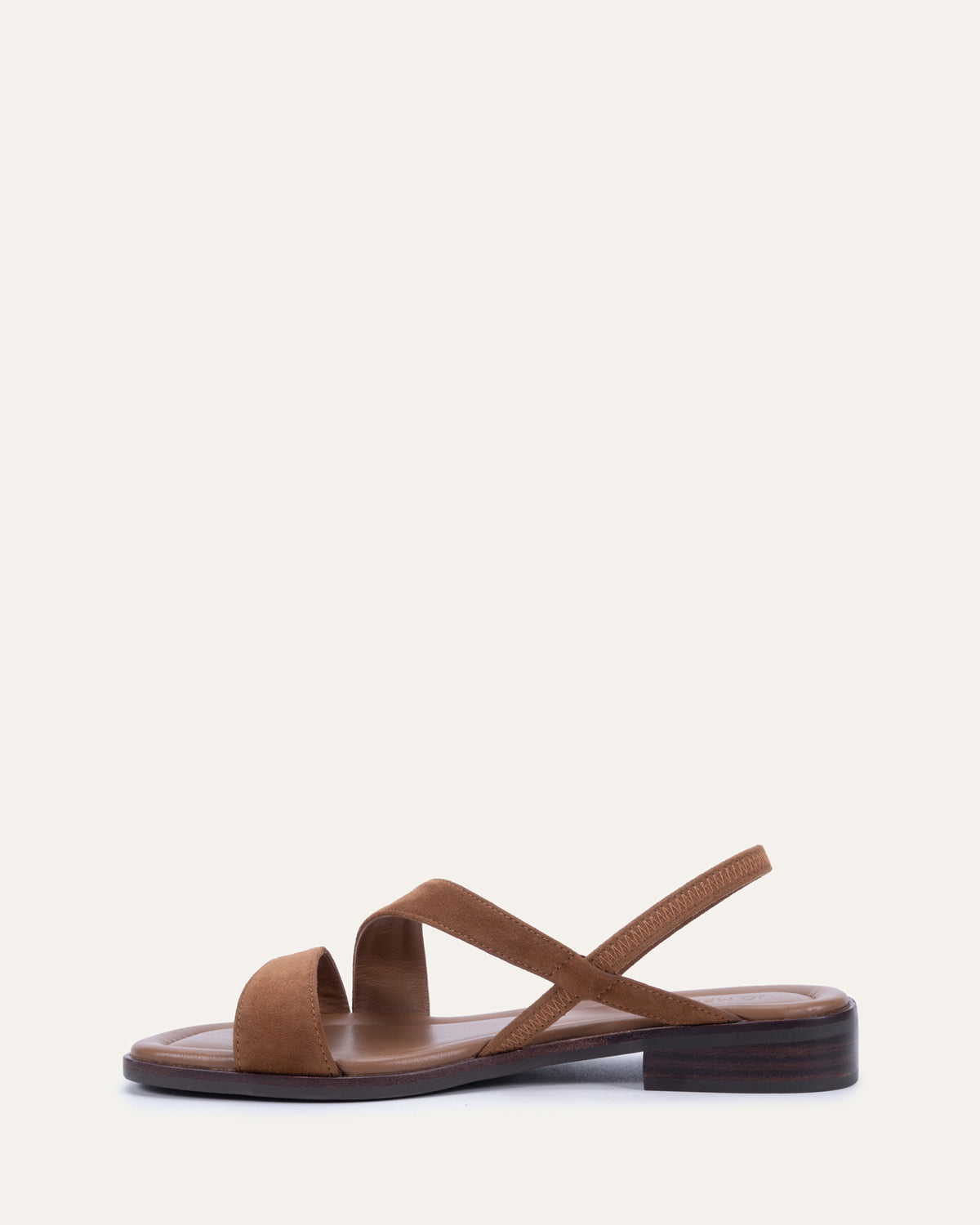 BENNIE FLAT SANDALS CINNAMON SUEDE