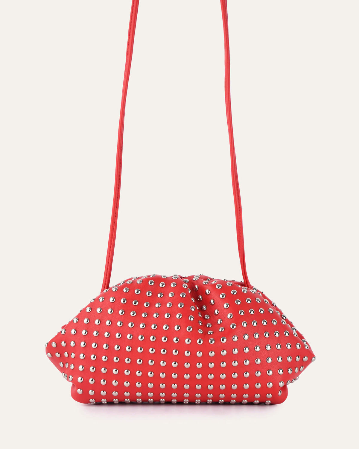BILLIE CROSS BODY BAG RED LEATHER