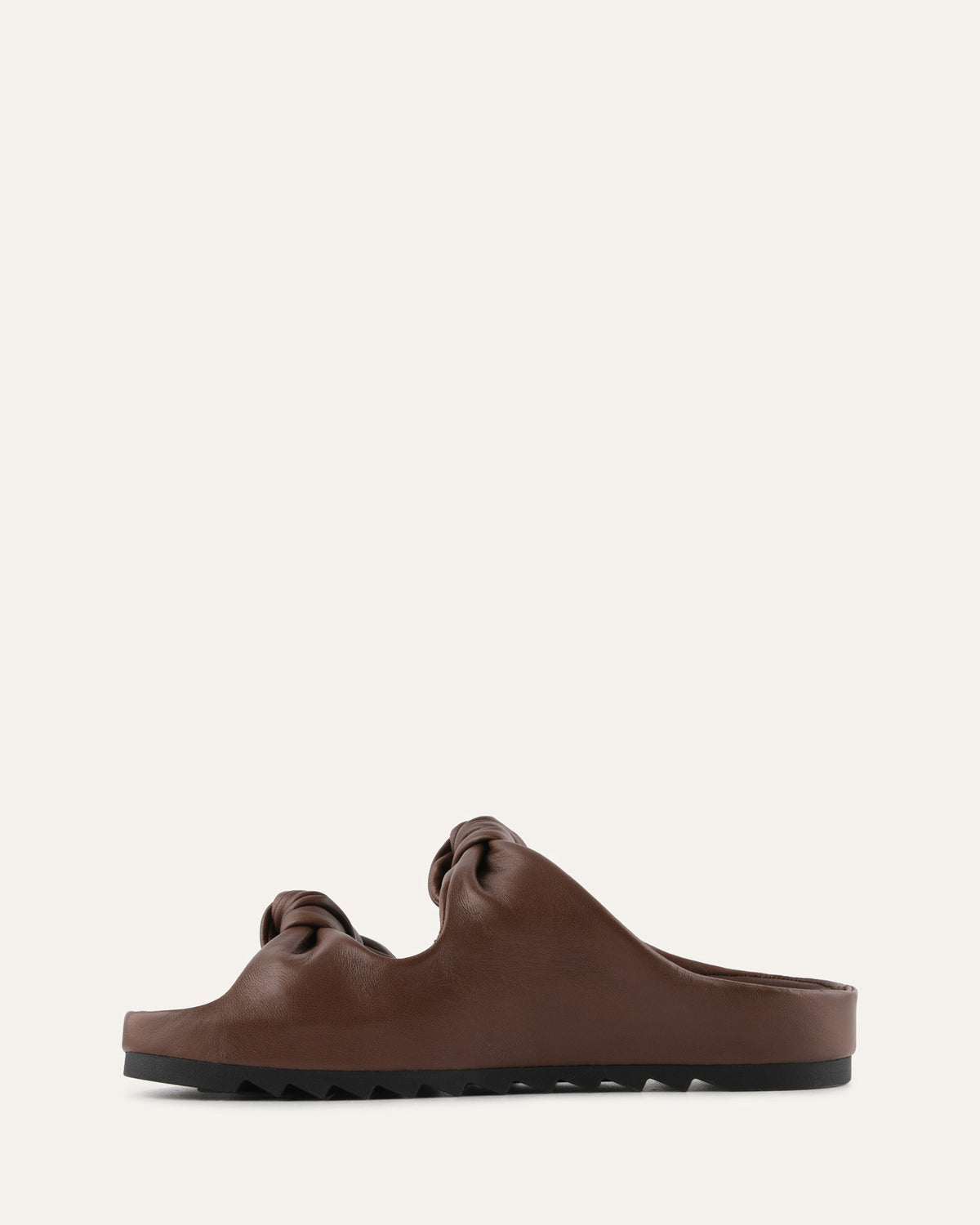 BLOSSOM FLAT SANDALS PECAN LEATHER