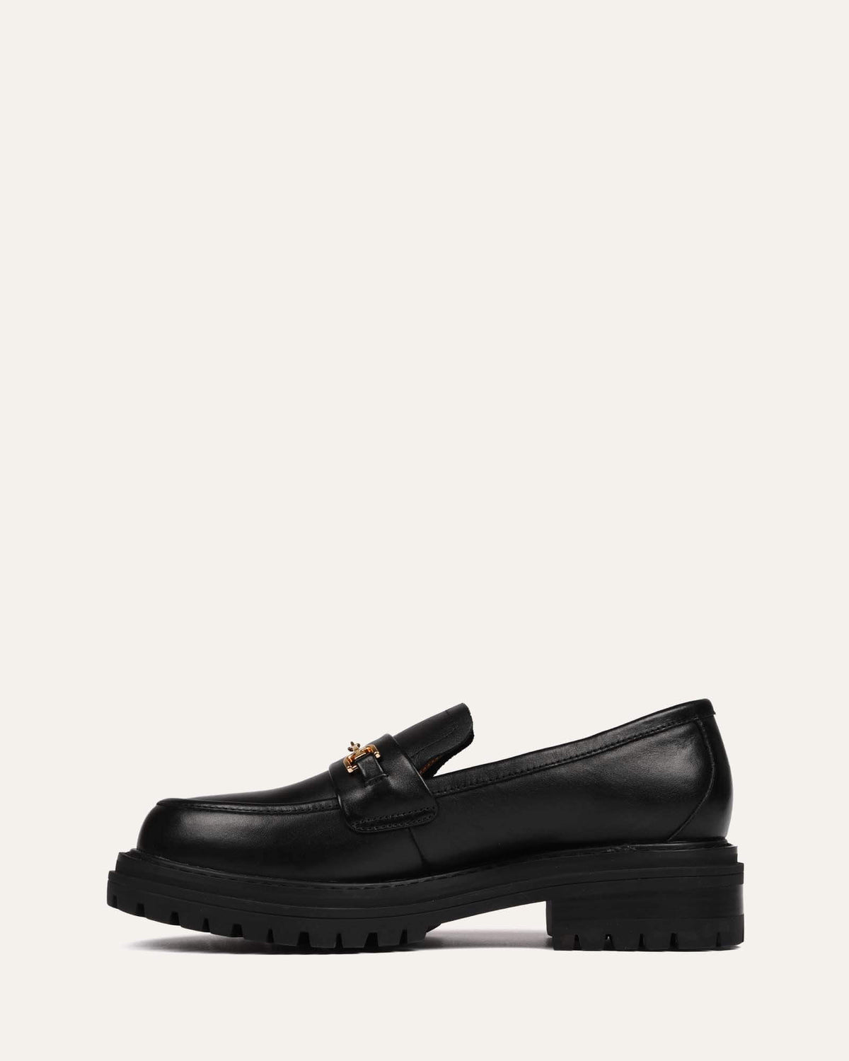BRIXTON LOAFERS BLACK LEATHER