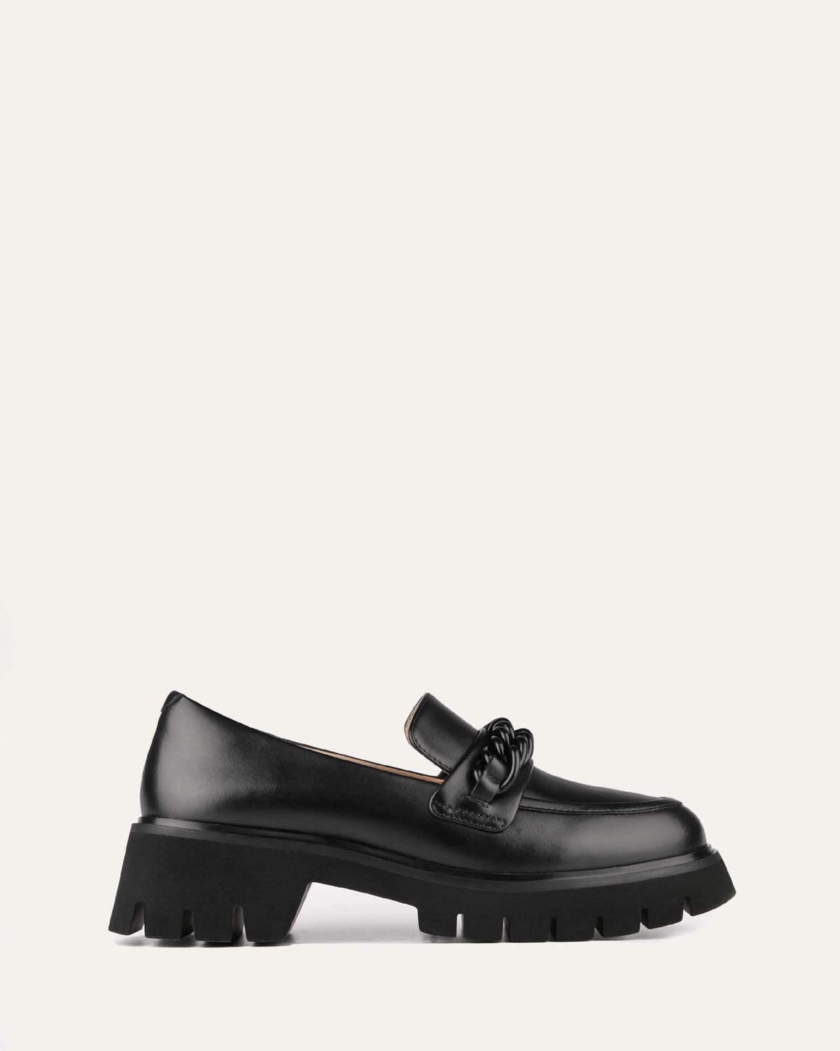 BRODIE LOAFERS BLACK LEATHER