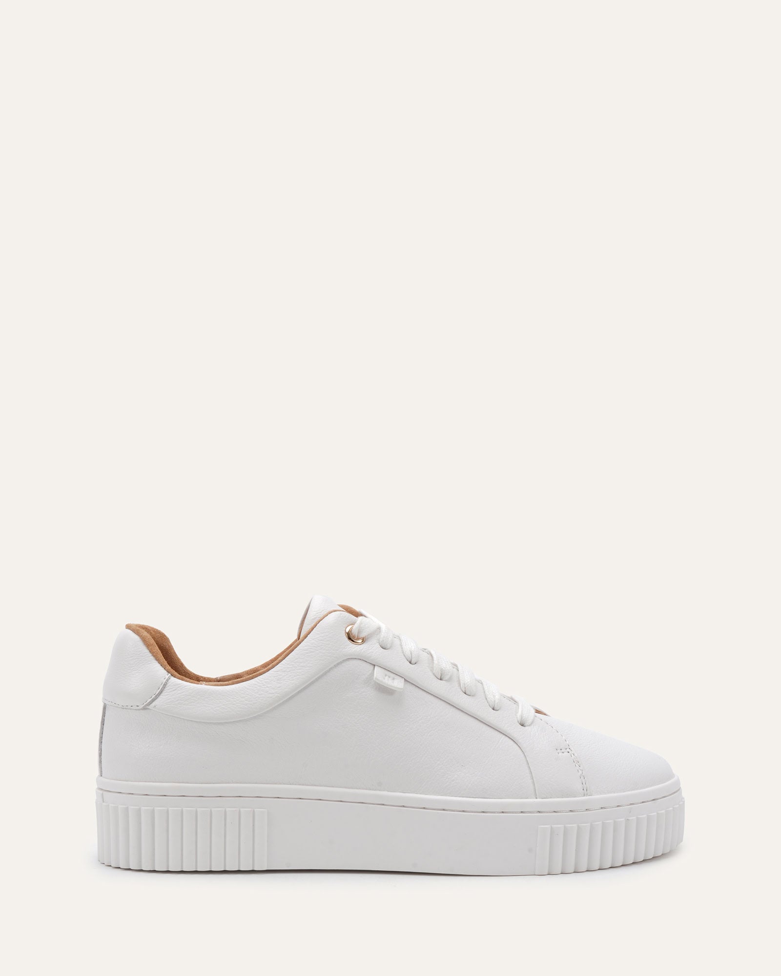 CREST SNEAKERS WHITE LEATHER image